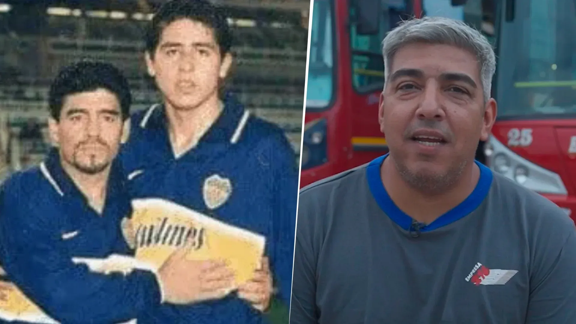Luis Calvo jugó en Boca con Riquelme y Maradona: hoy es chofer de colectivos y quiere volver al fútbol