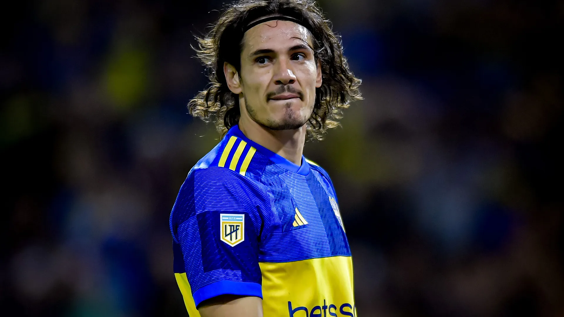 Edinson Cavani, delantero de Boca