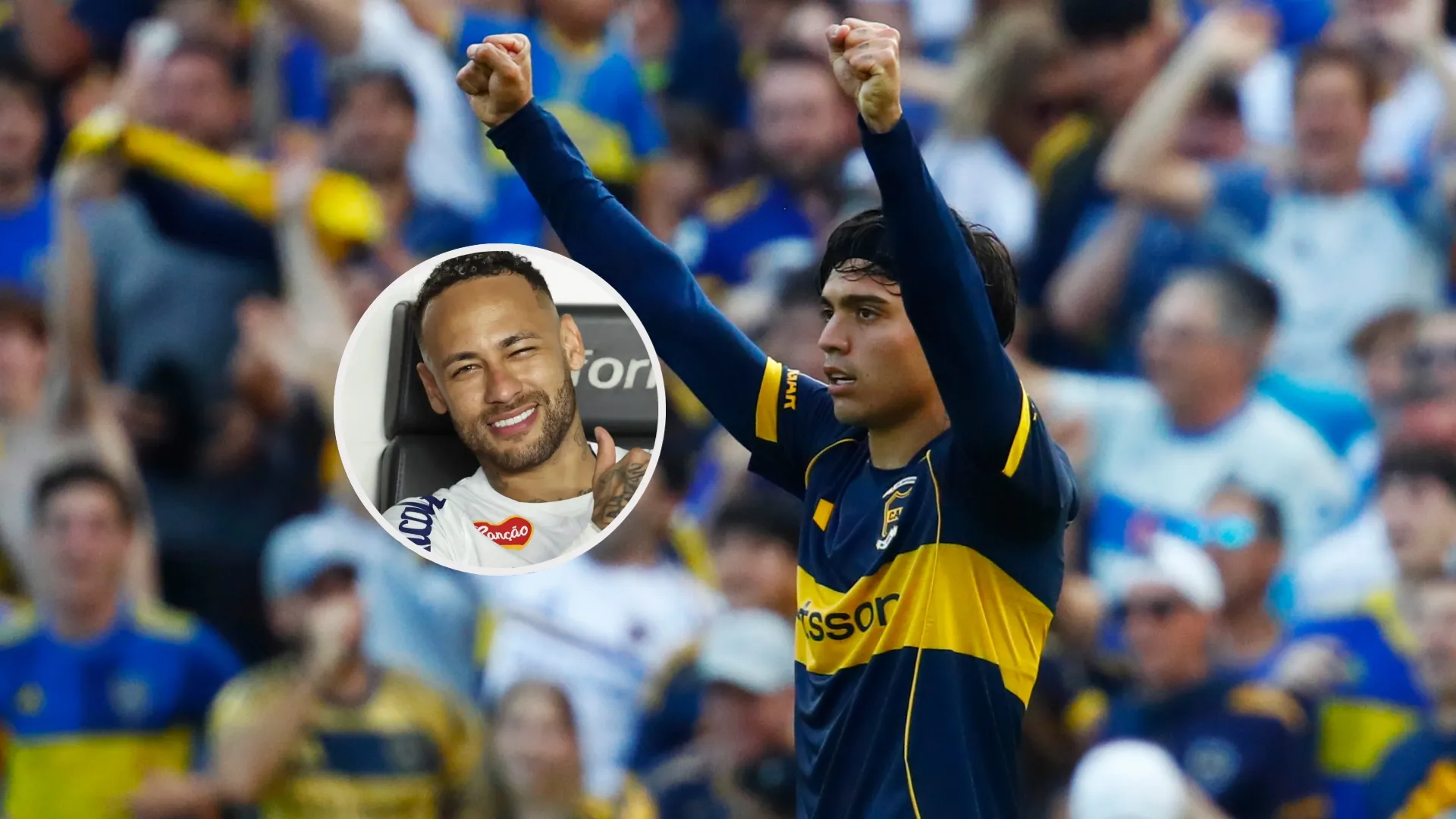 Zeballos explicó por qué festejó "a lo Neymar" su gol ante River