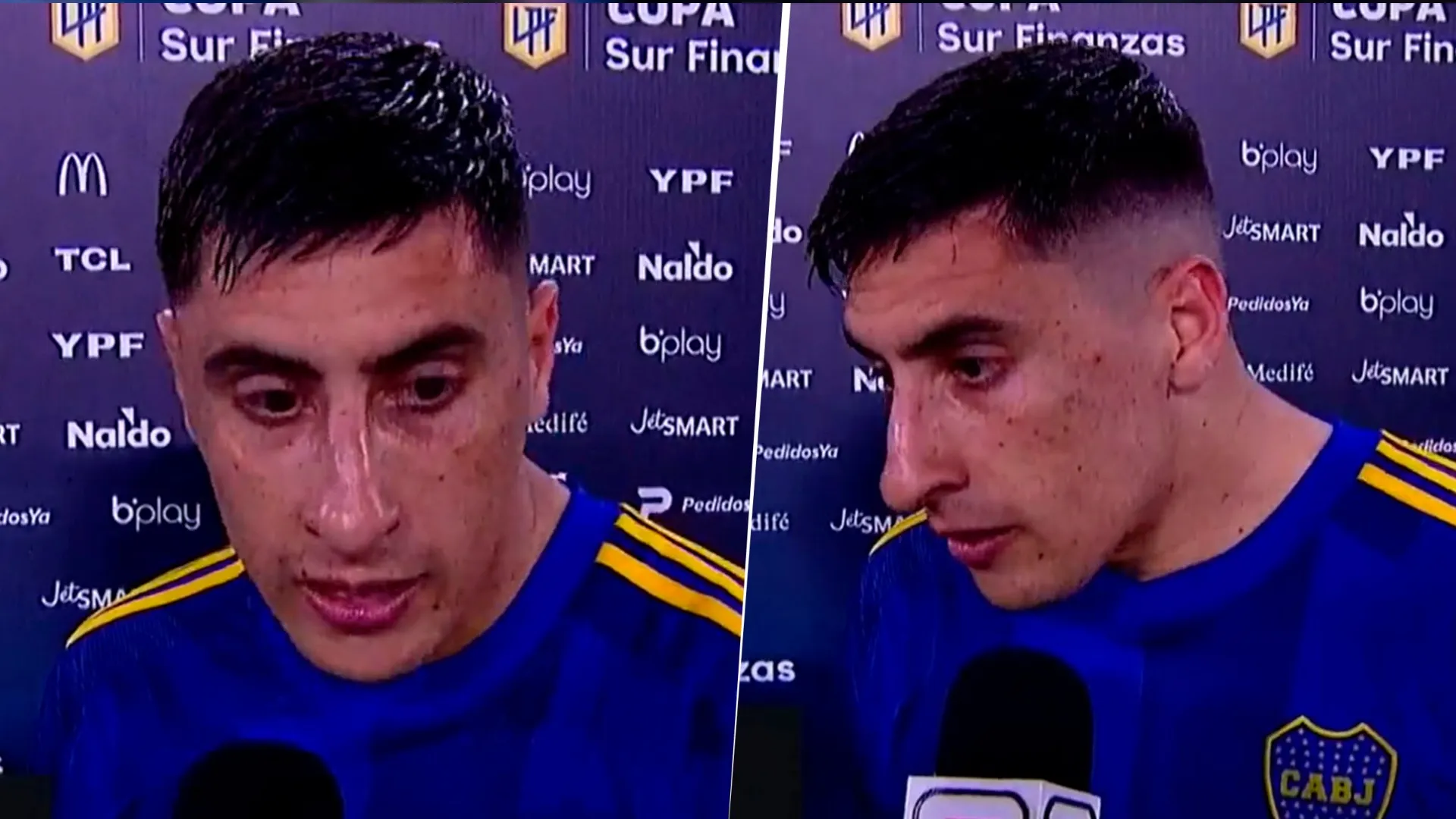 VIDEO | Tras la victoria ante Unión, Merentiel habló de la competencia con Cavani y Benedetto