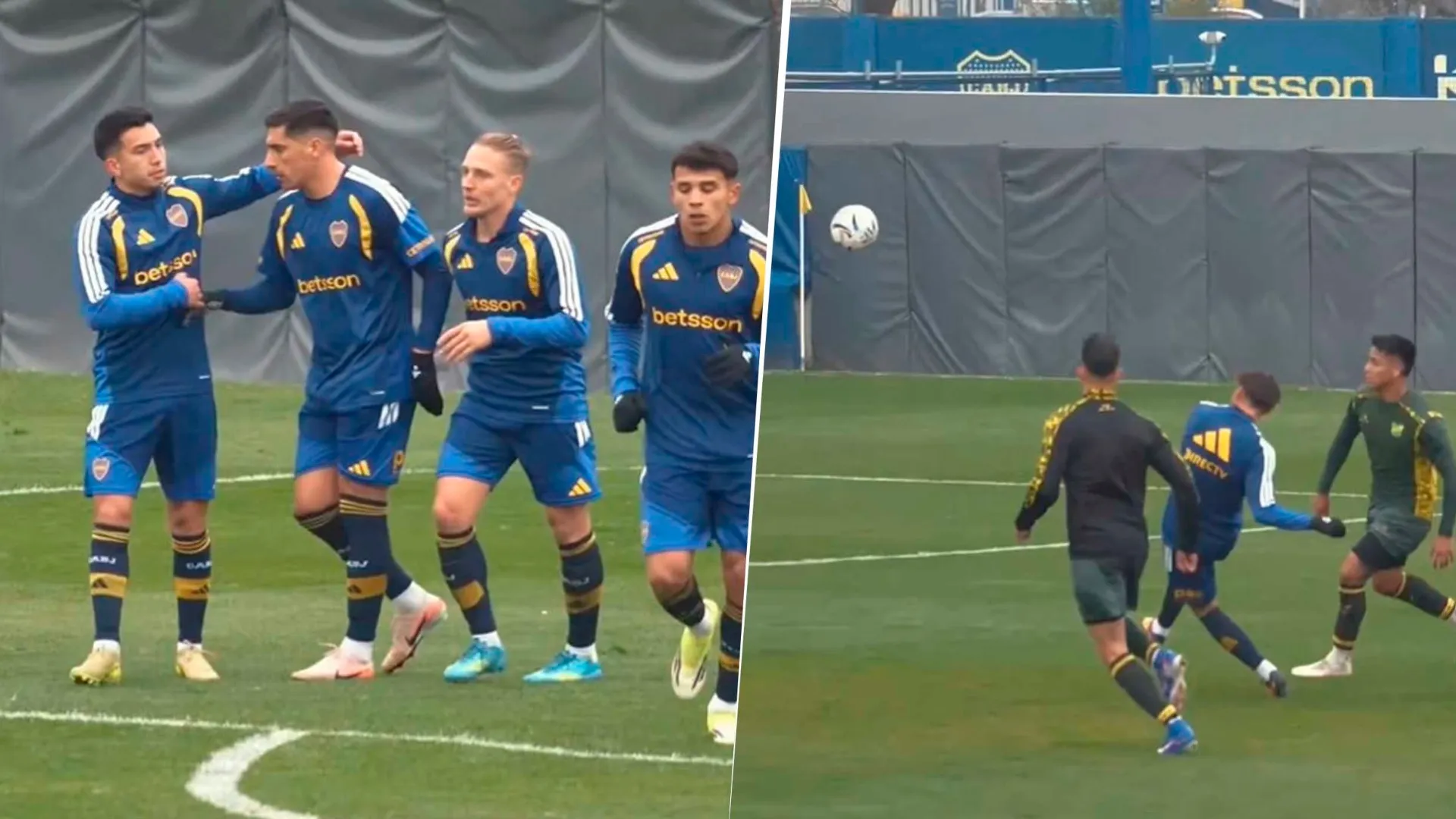 Video: los goles de Ángel Romero y Merentiel en los amistosos de Boca ante Defensa