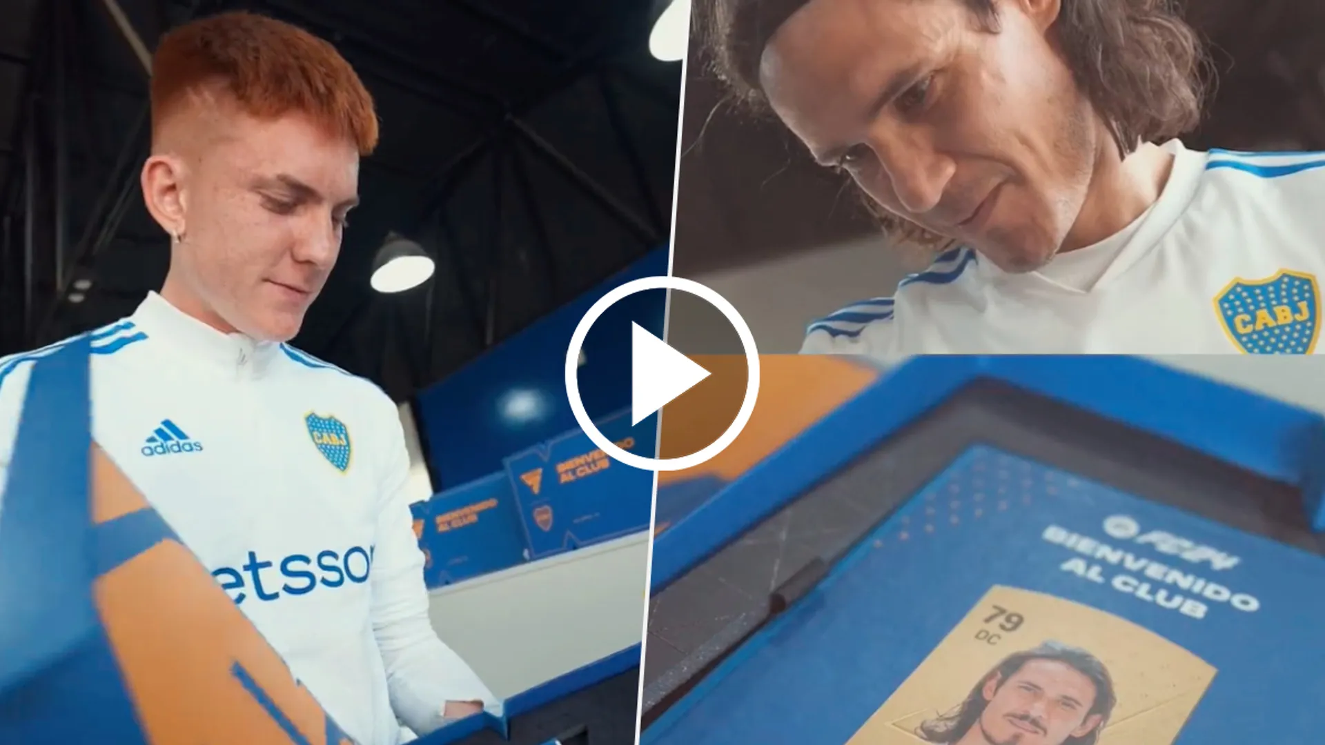 VIDEO | La reacción de los jugadores de Boca cuando vieron su valoración en el EA Sports FC 24