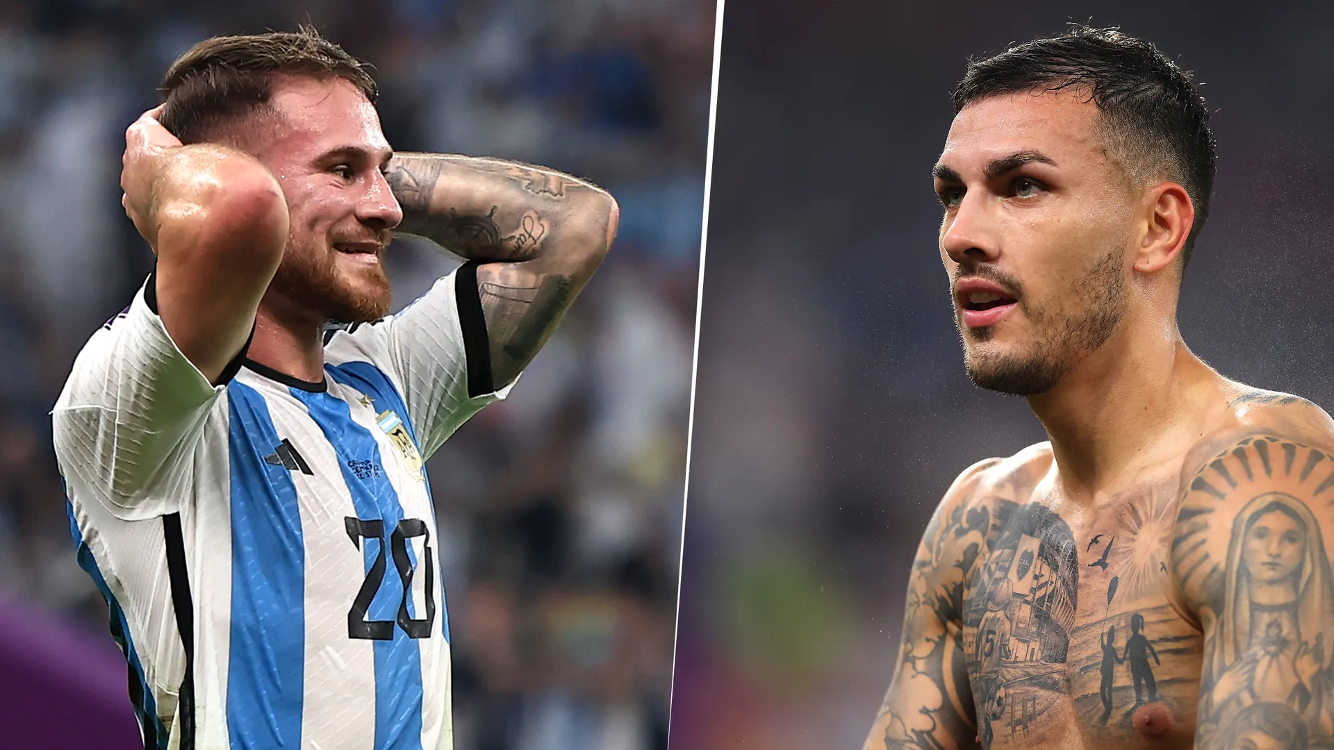 Los mensajes de Paredes y Mac Allister para los ganadores de los premios The Best
