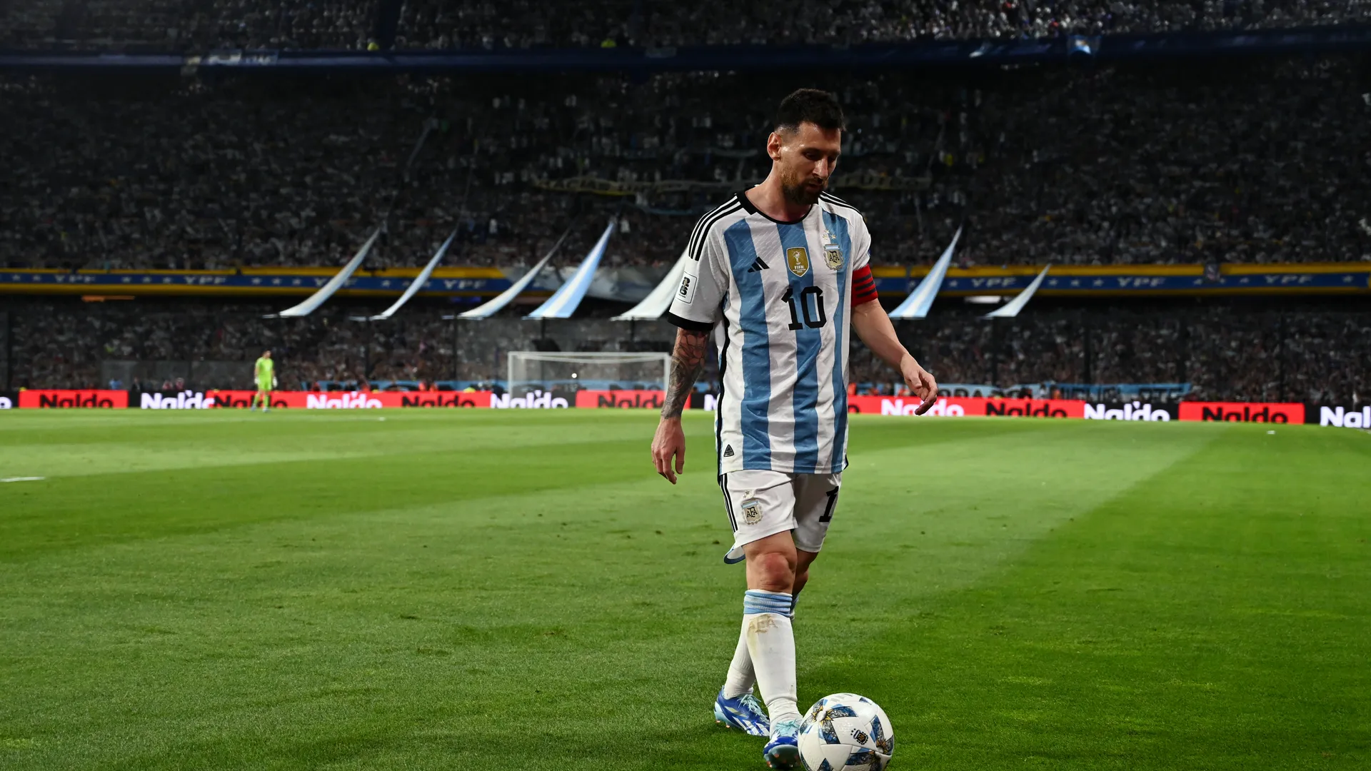 Lionel Messi en La Bombonera