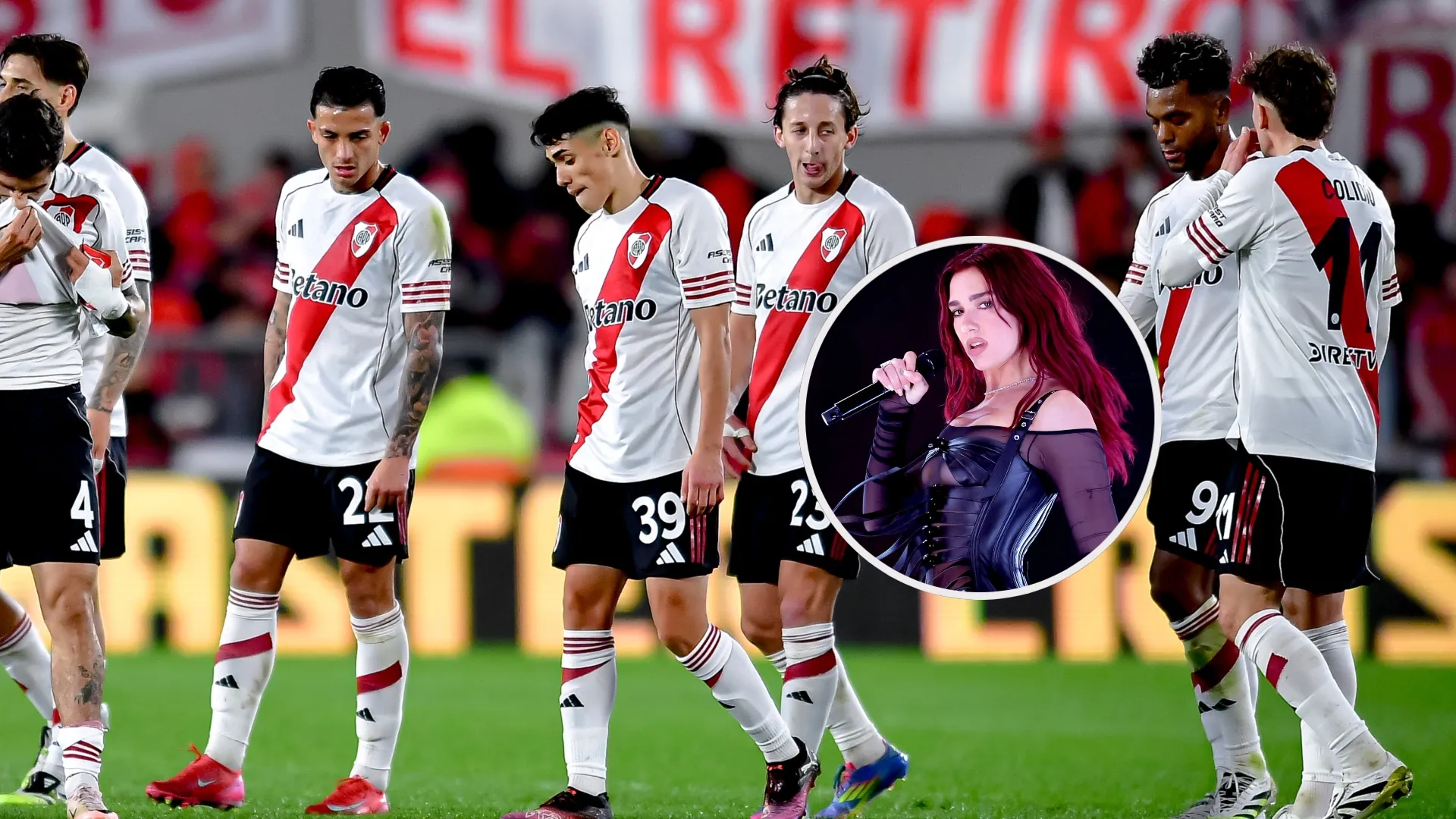 Son un meme: por culpa de Dua Lipa, el River de Gallardo tendrá que cambiar una costumbre justo antes de enfrentar a Boca