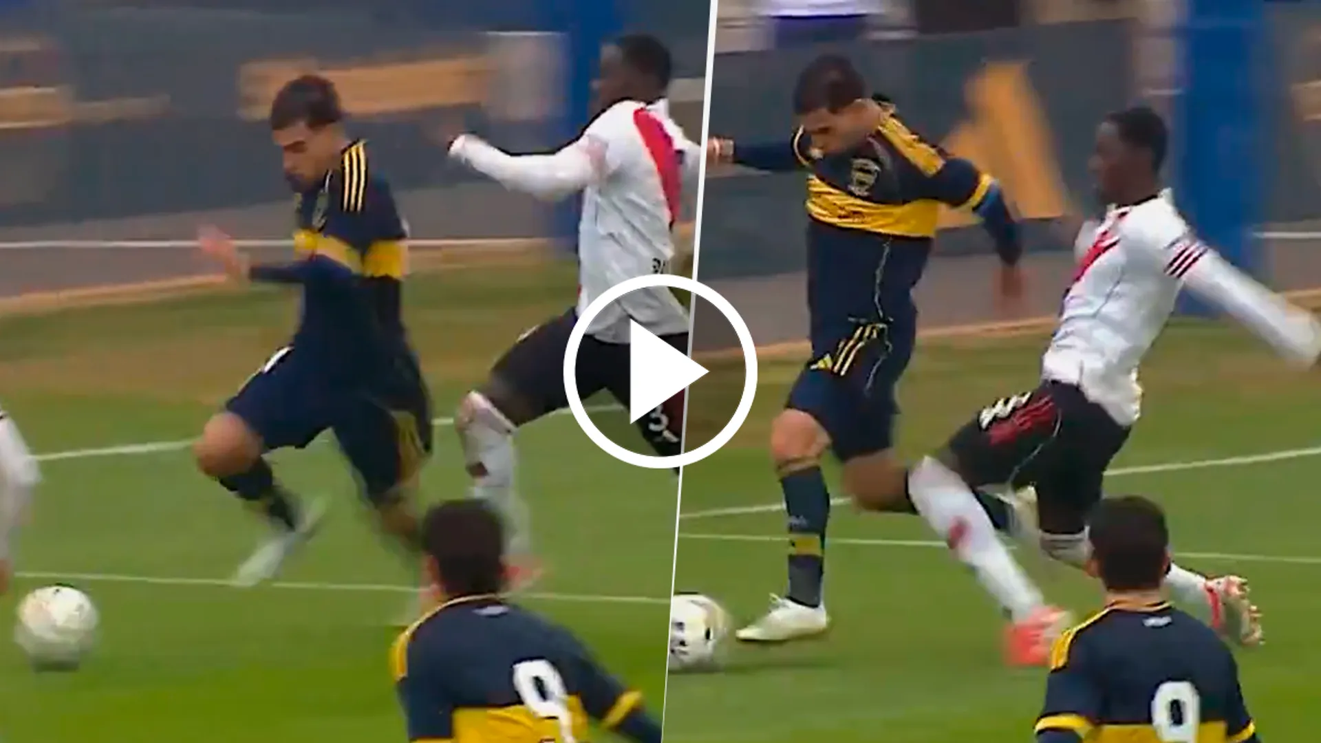 La falta sobre Gonzalo Gelini en el Superclásico de Reserva que reclamó todo Boca
