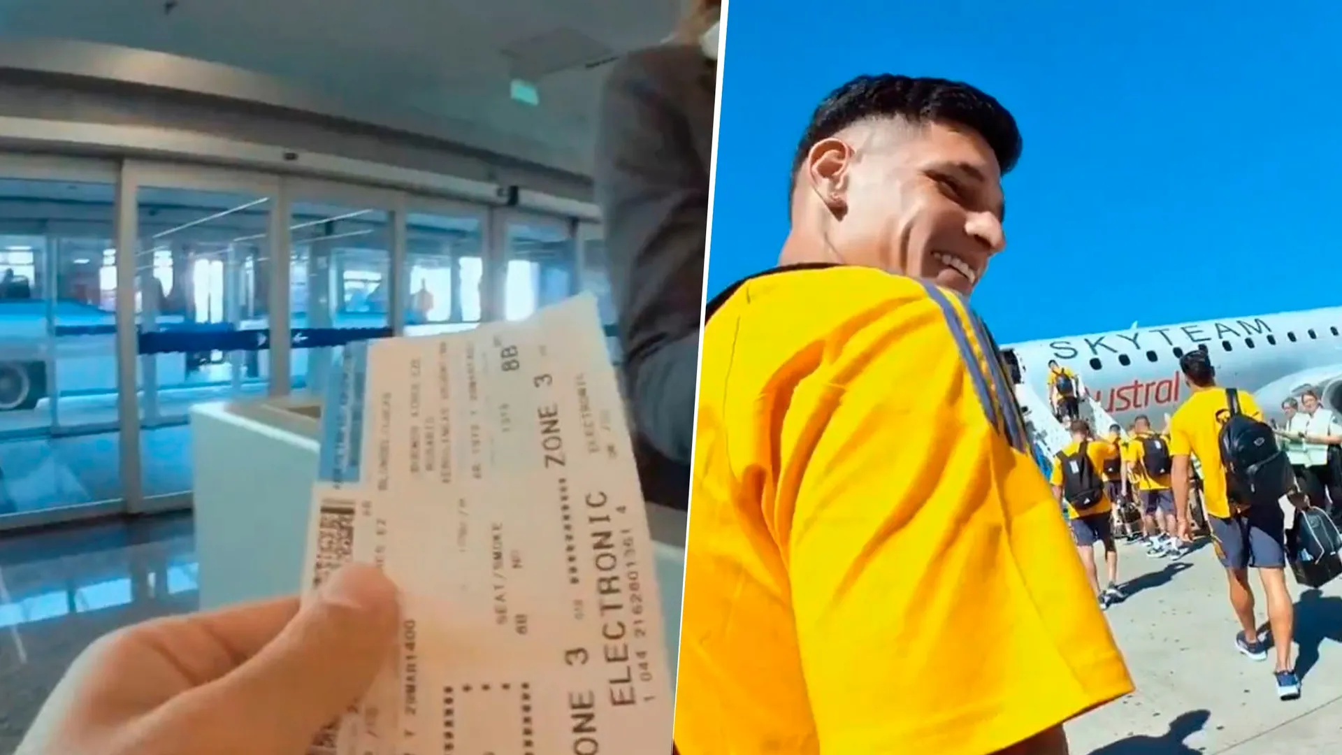 Lucas Blondel grabó el viaje de Boca a Rosario y mostró la intimidad del plantel