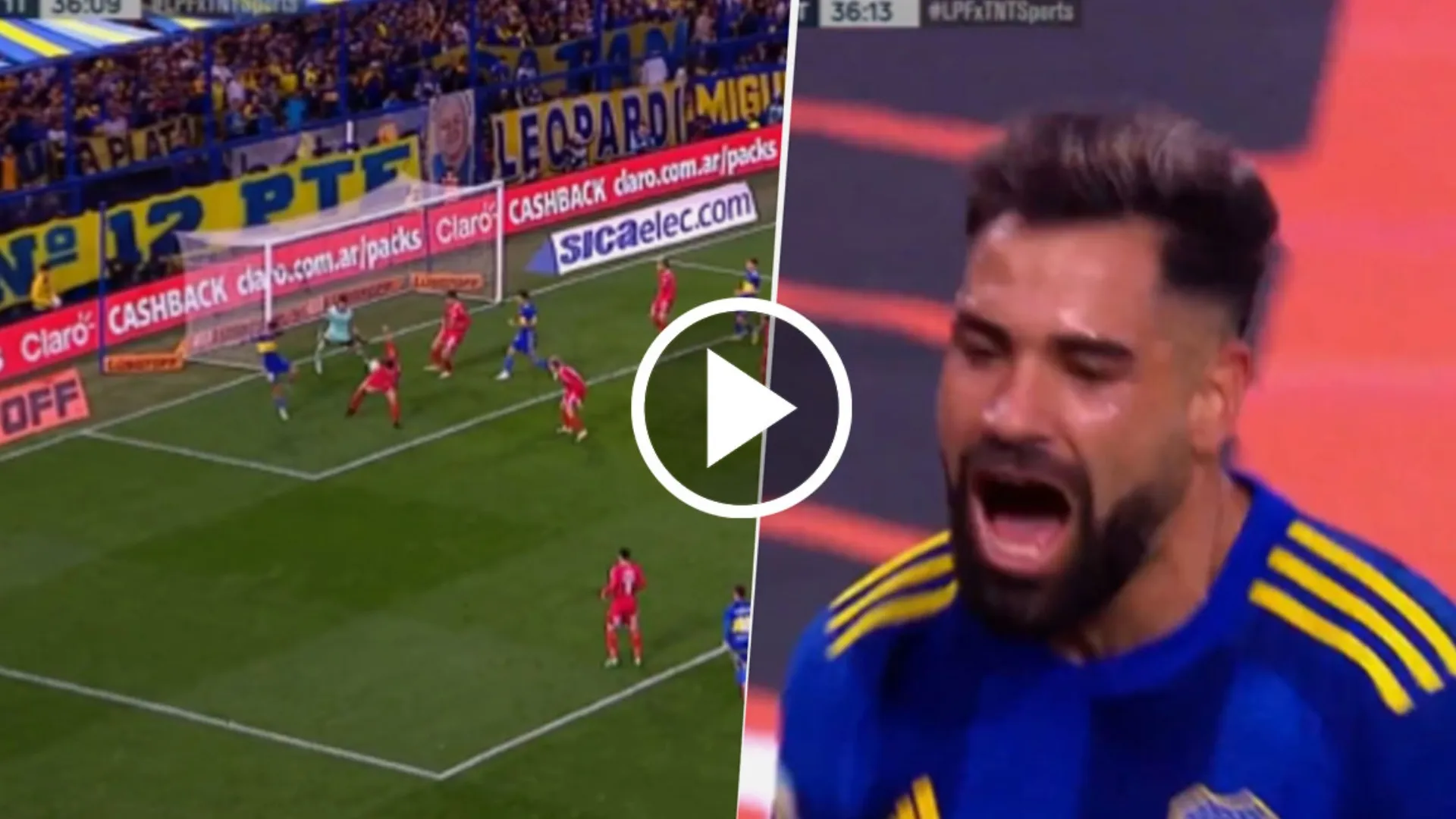 VIDEO | El golazo de taco de Milton Giménez para el empate de Boca ante Barracas Central