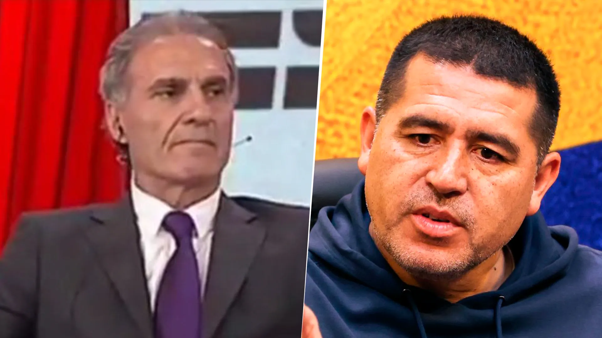 Oscar Rugger y Juan Román Riquelme