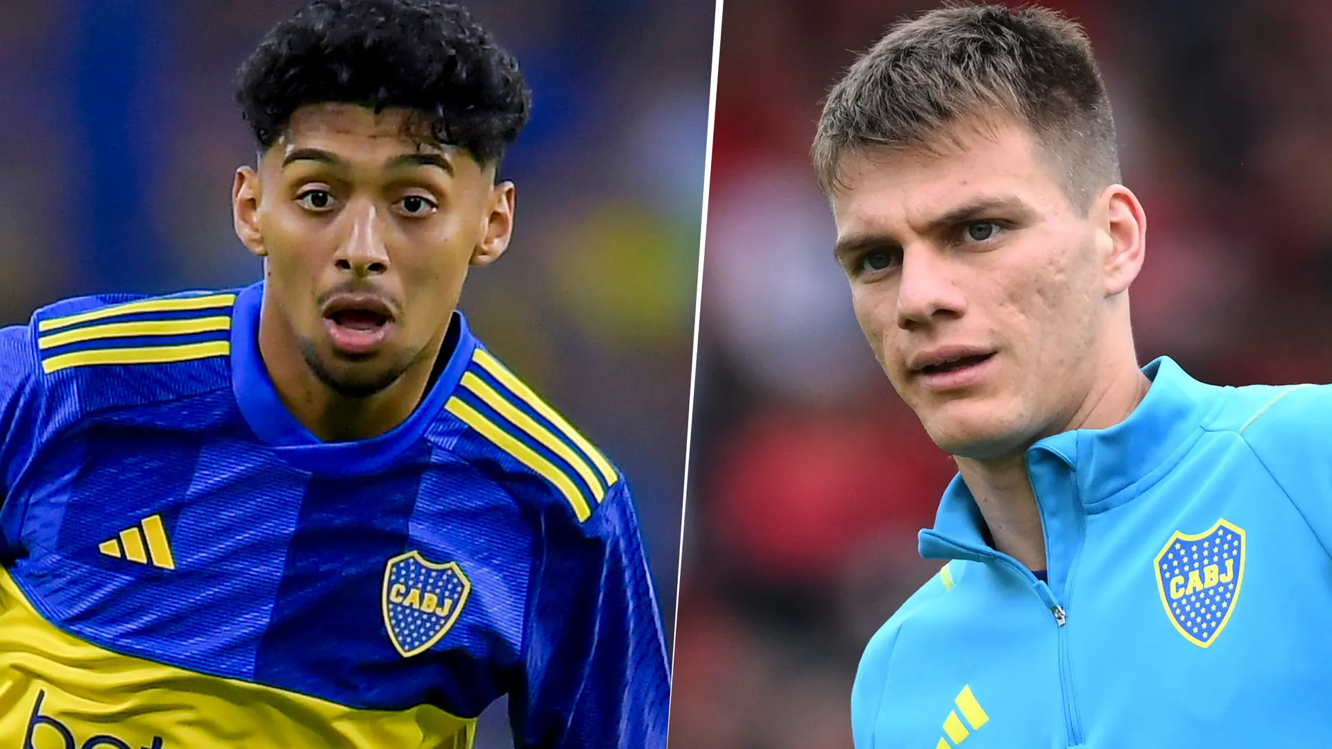 Cristian Medina y Kevin Zenón en Boca