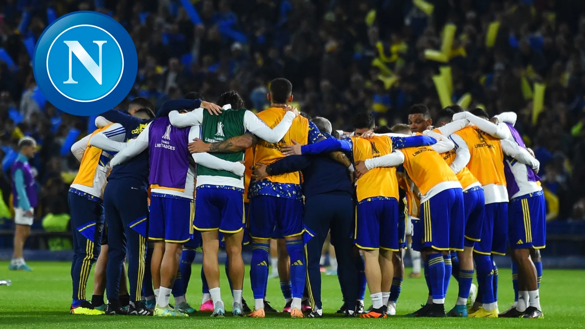 El tuit de la cuenta oficial del Napoli para Boca, pensando en la Libertadores: "Señales"