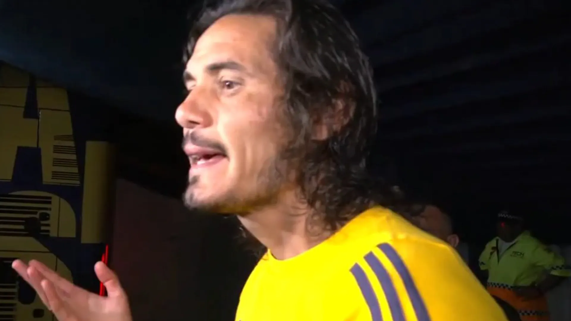 Edinson Cavani, delantero de Boca