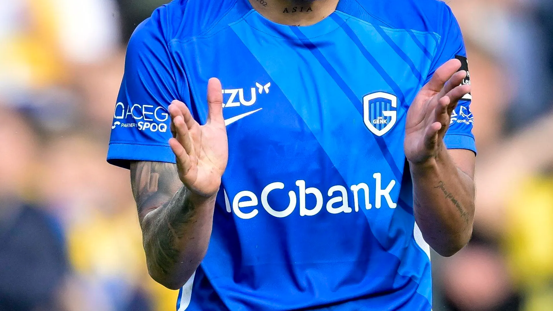 Matías Galarza en el Genk de Bélgica