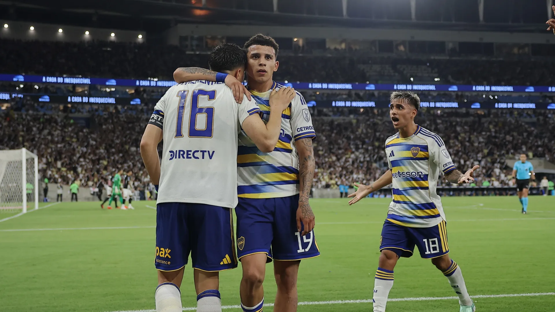 Los puntajes de Boca vs. Vasco Da Gama.