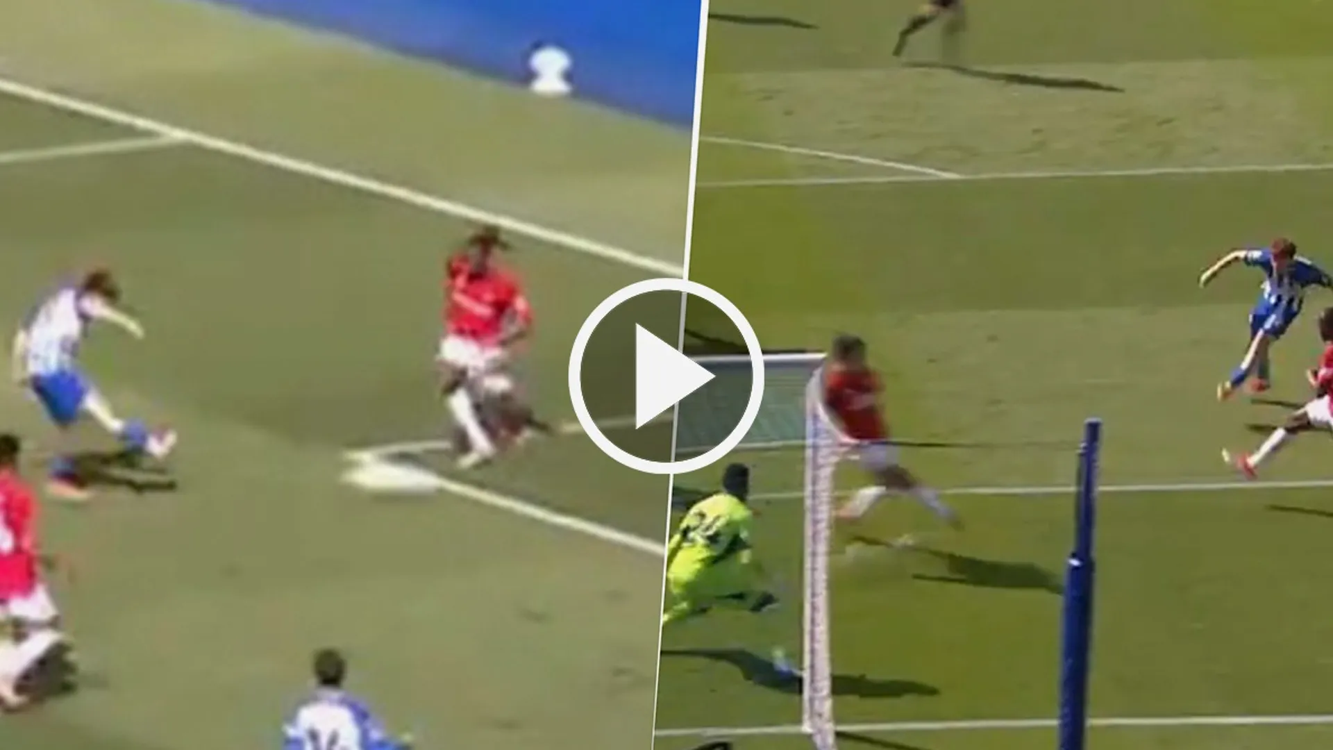 La gran jugada de Barco vs. Manchester United