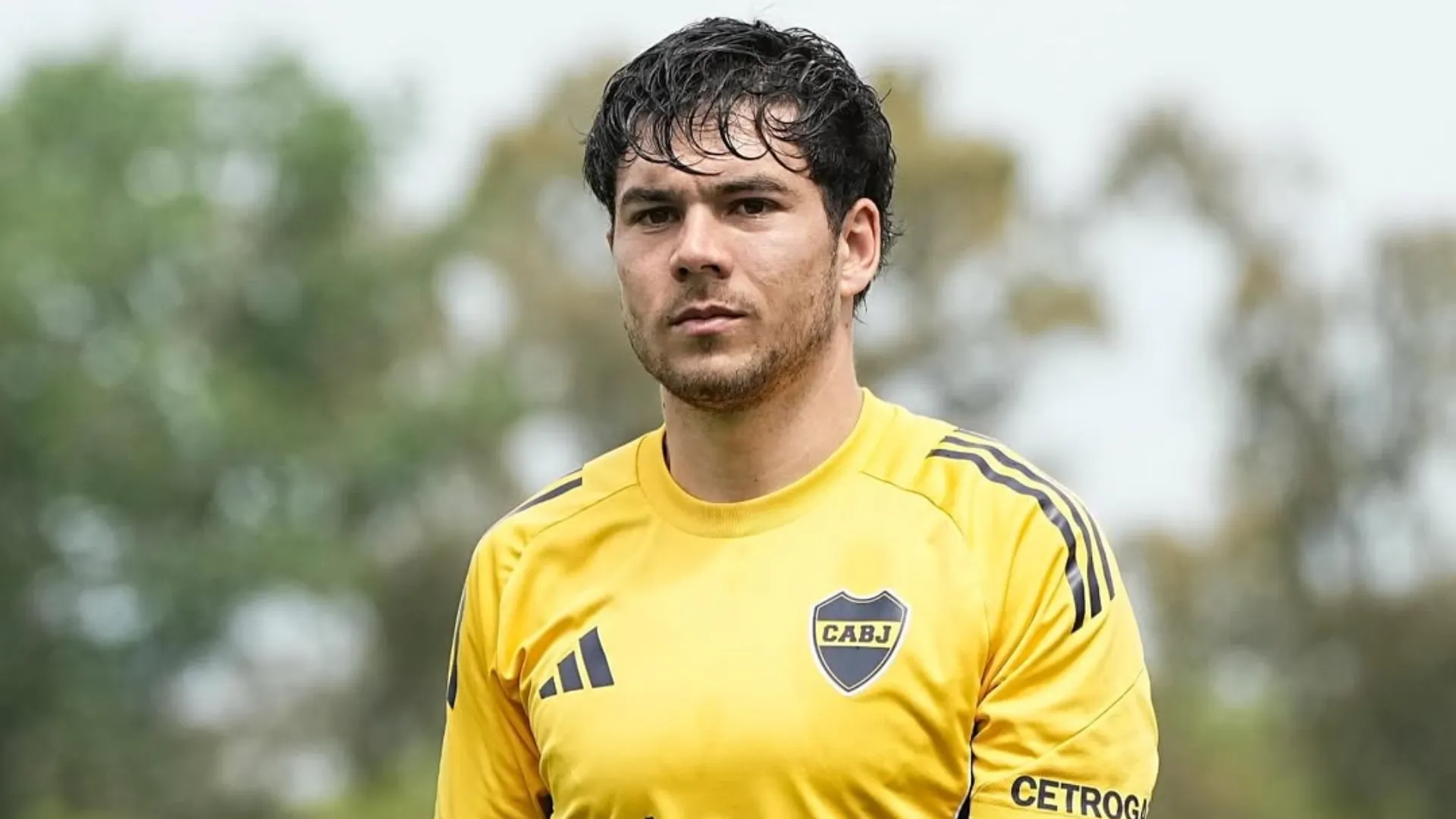 Úbeda puso a Lucas Blondel en una rara posición en la práctica de fútbol de Boca