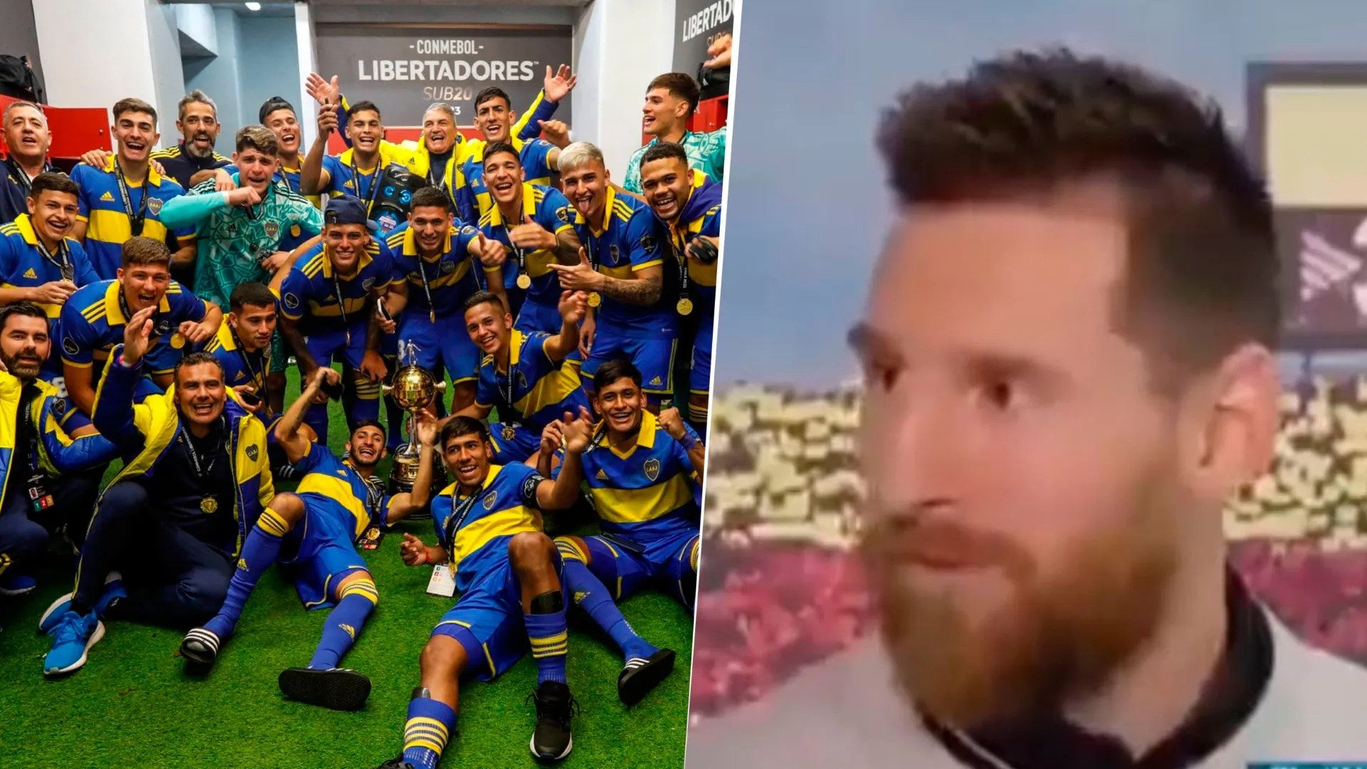 El nuevo destino de Iván Vaquero: el juvenil se fue libre de Boca y fue presentado con un video de Messi