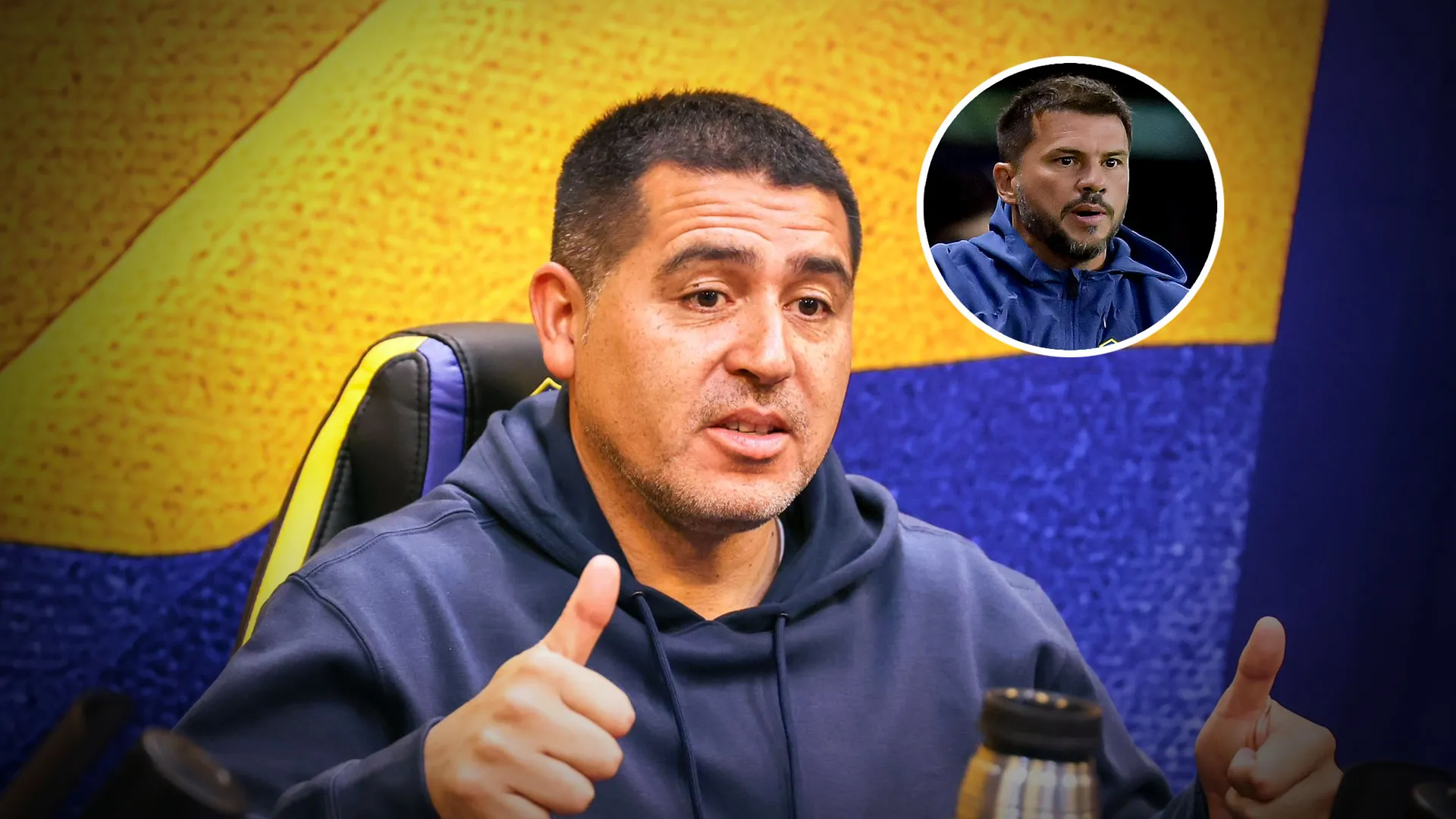La postura de Juan Román Riquelme con los interinatos de Herrón que anticipa la decisión que tomará en este caso