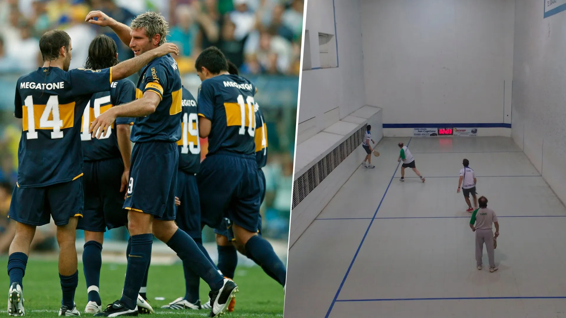 Jonathan Philippe fue suplente de Palermo en Boca y ahora juega torneos de pelota paleta: "No extraño esa presión"
