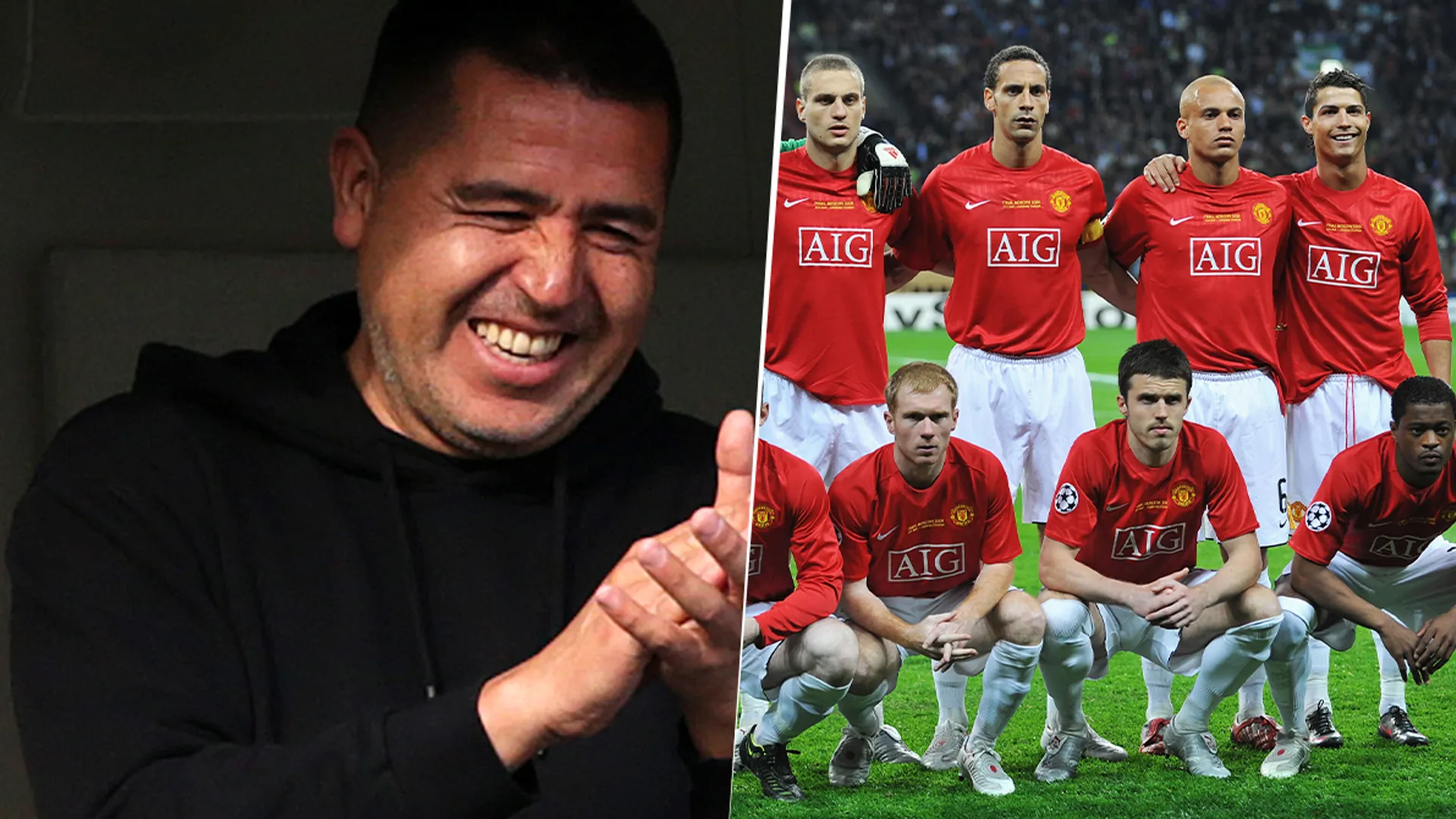 Rio Ferdinand, ídolo del Manchester United se declaró fanático de Riquelme: "Belleza"