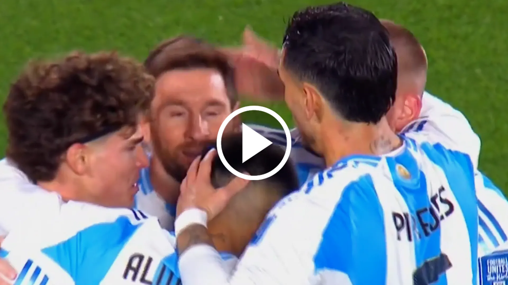 Gran pase de Paredes: el golazo de Messi para Argentina ante Venezuela