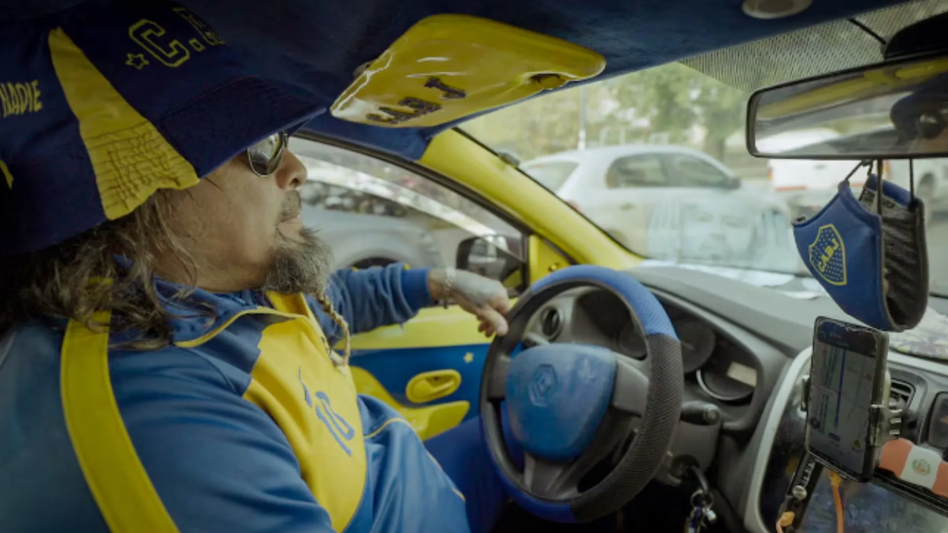 La historia del remis viral de un hincha de Boca y un sueño pendiente: "Quiero que se suba mi ídolo"