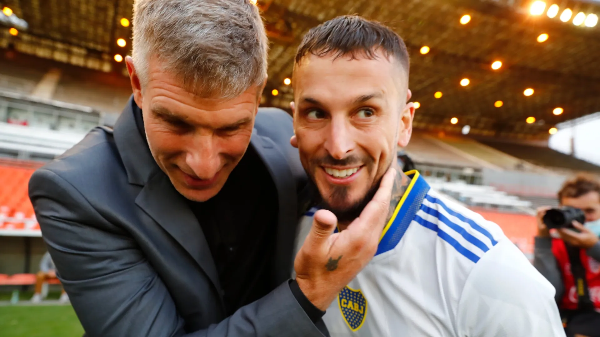Con Palermo como DT, Darío Benedetto se reencontrará en Olimpia con Lisandro López, compañero que tuvo en Boca