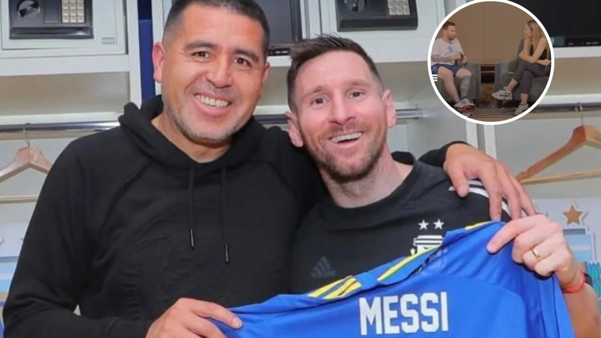 Messi ya respondió si se pondría la camiseta de Boca en la despedida de Román: "Básicamente dijo..."