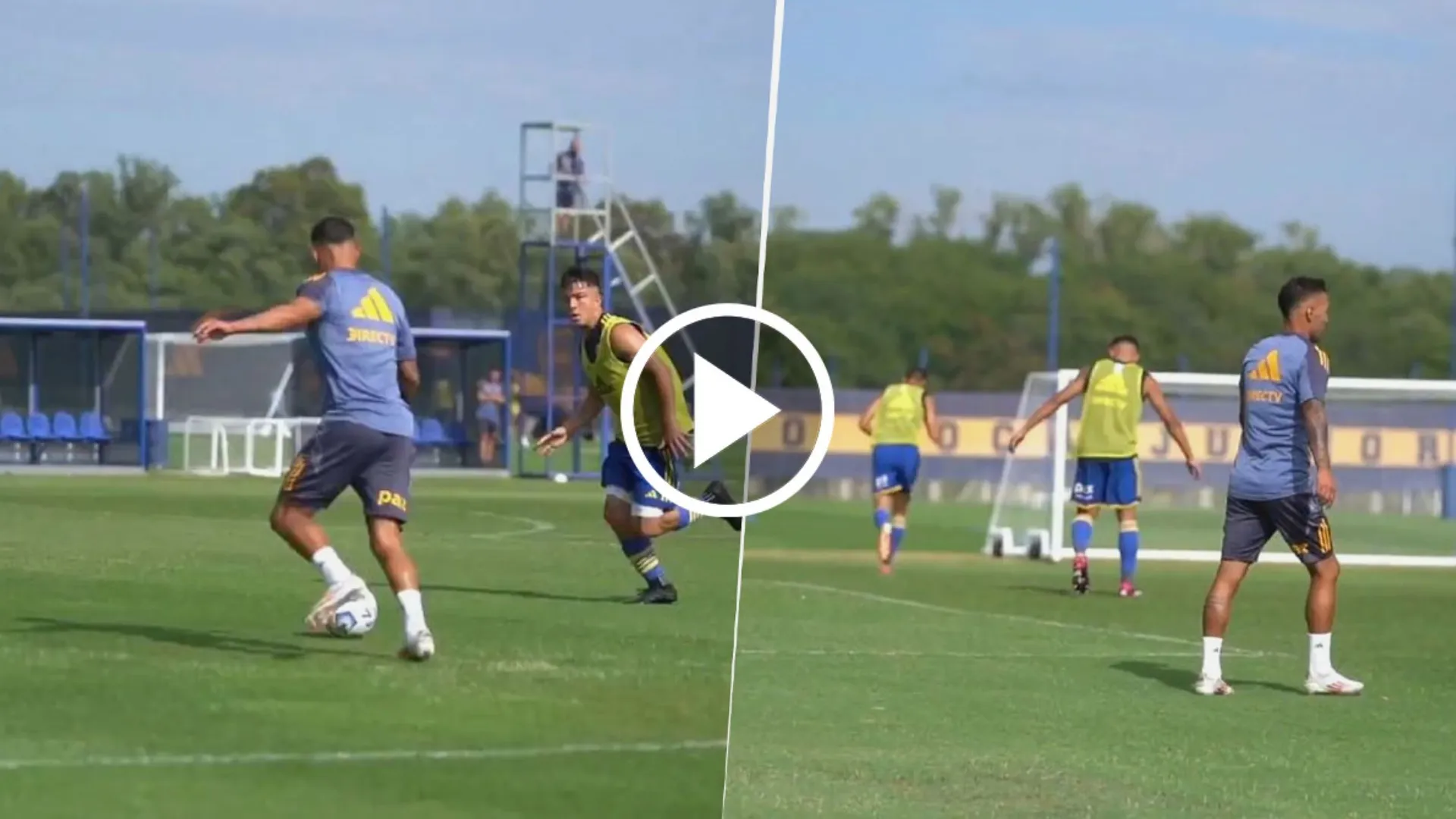 VIDEO | El golazo de Lucas Janson en la práctica de Boca que sorprendió a los hinchas: "Con razón"