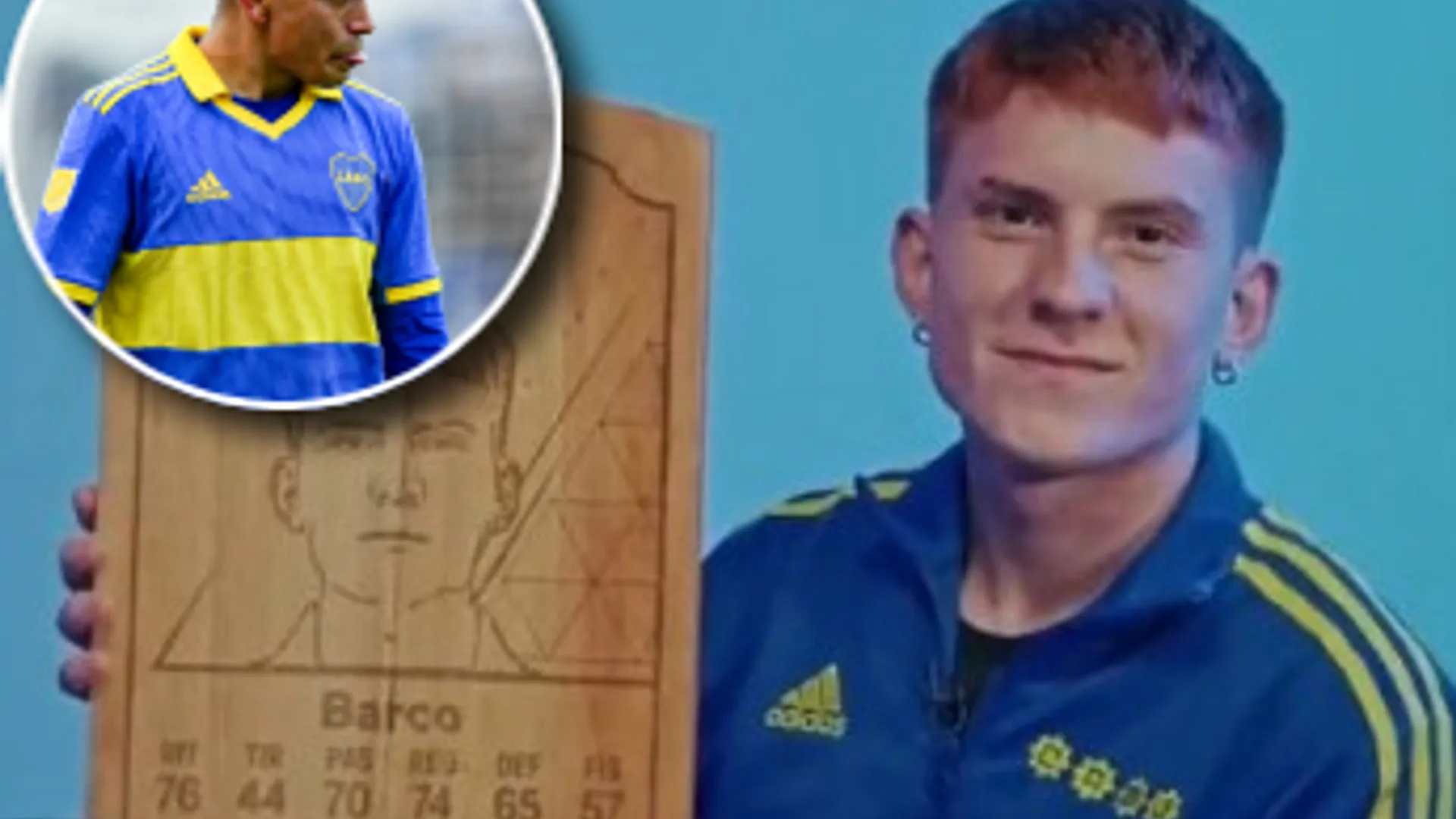 Valentín Barco, jugador de Boca