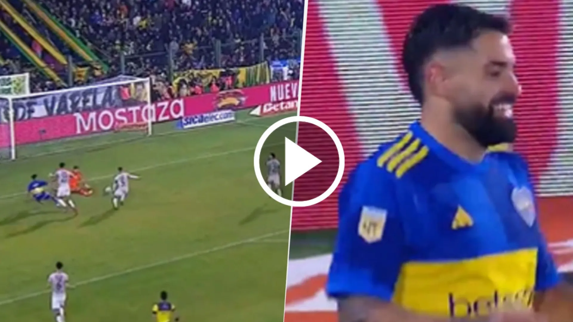 VIDEO | Con un blooper viral, el gol de Milton Giménez para el empate de Boca ante Defensa y Justicia