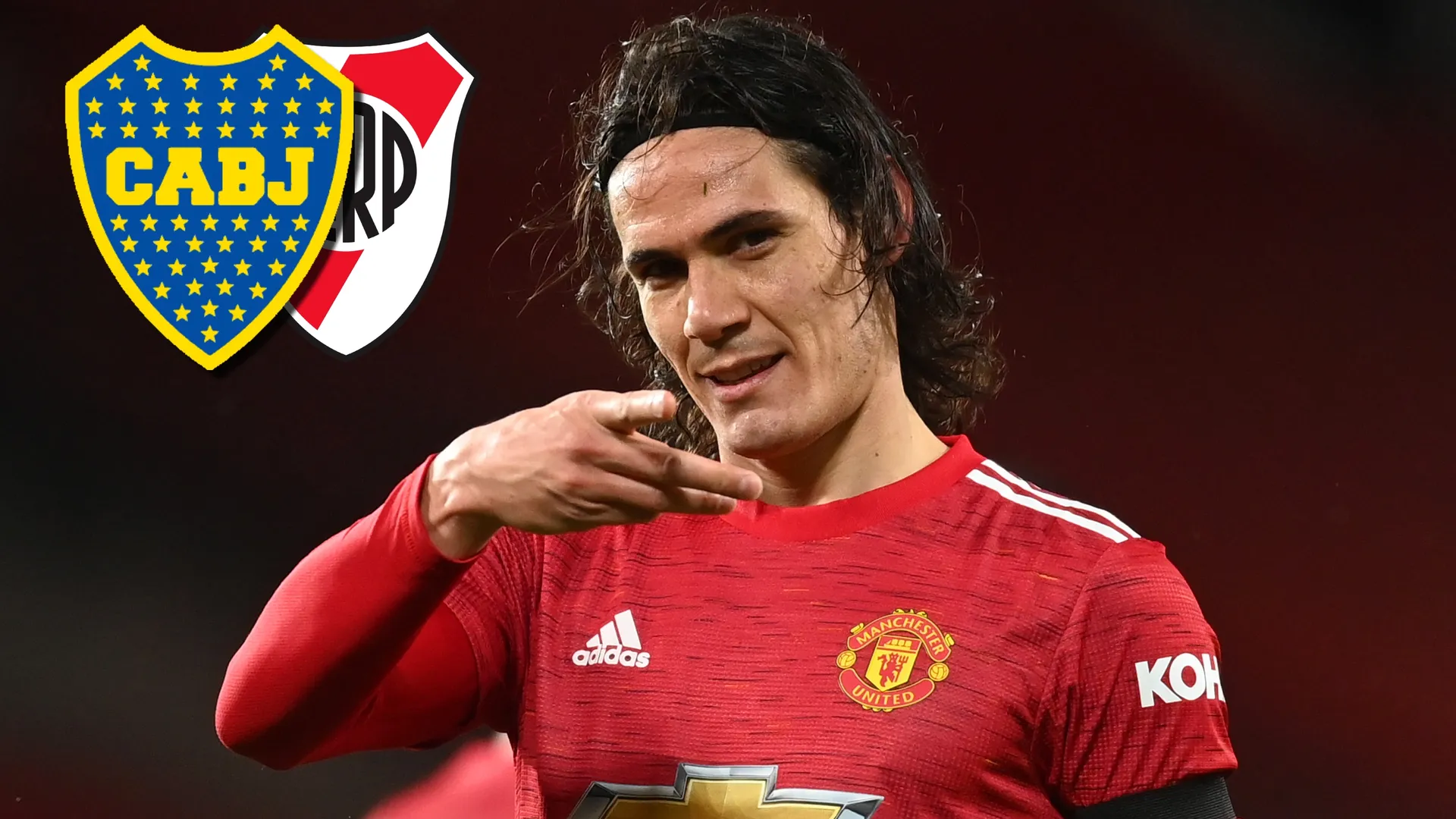 Edinson Cavani, delantero de Boca