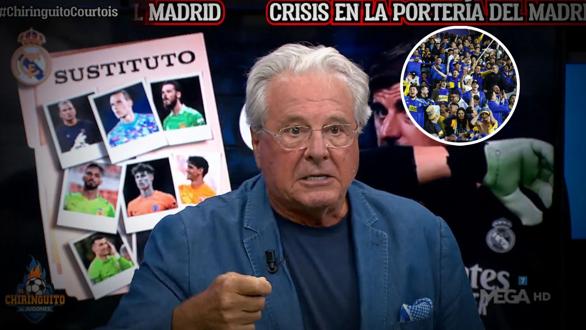 Viral: un integrante del Chiringuito dijo que ver a Boca le dan "ganas de llorar" y los hinchas lo cruzaron en las redes