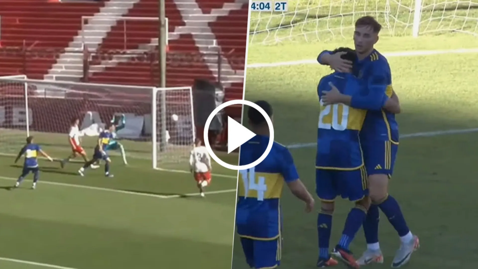 VIDEO | El resumen de la victoria de la Reserva de Boca vs. Huracán con un golazo y un increíble récord