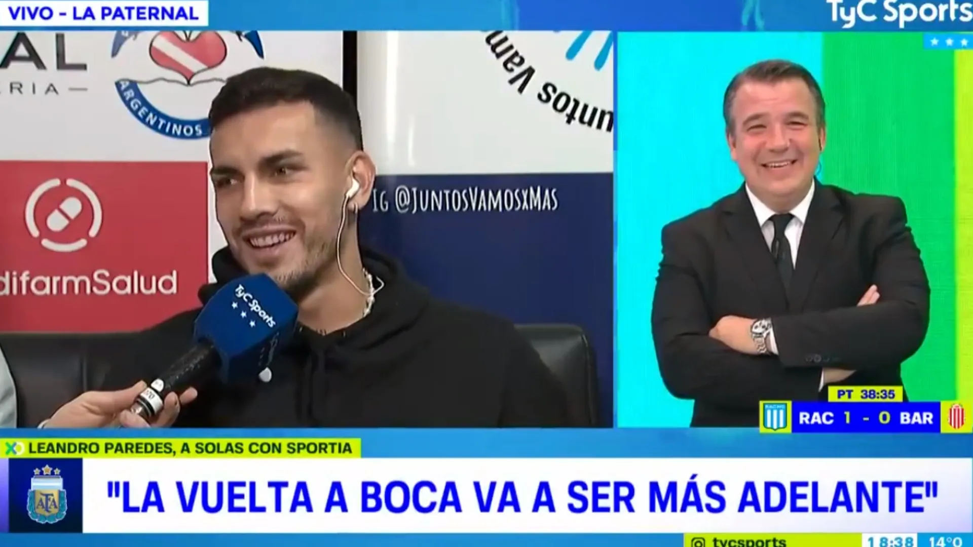Para qué equipo jugará Paredes en la despedida de Riquelme: "Supongo que..."
