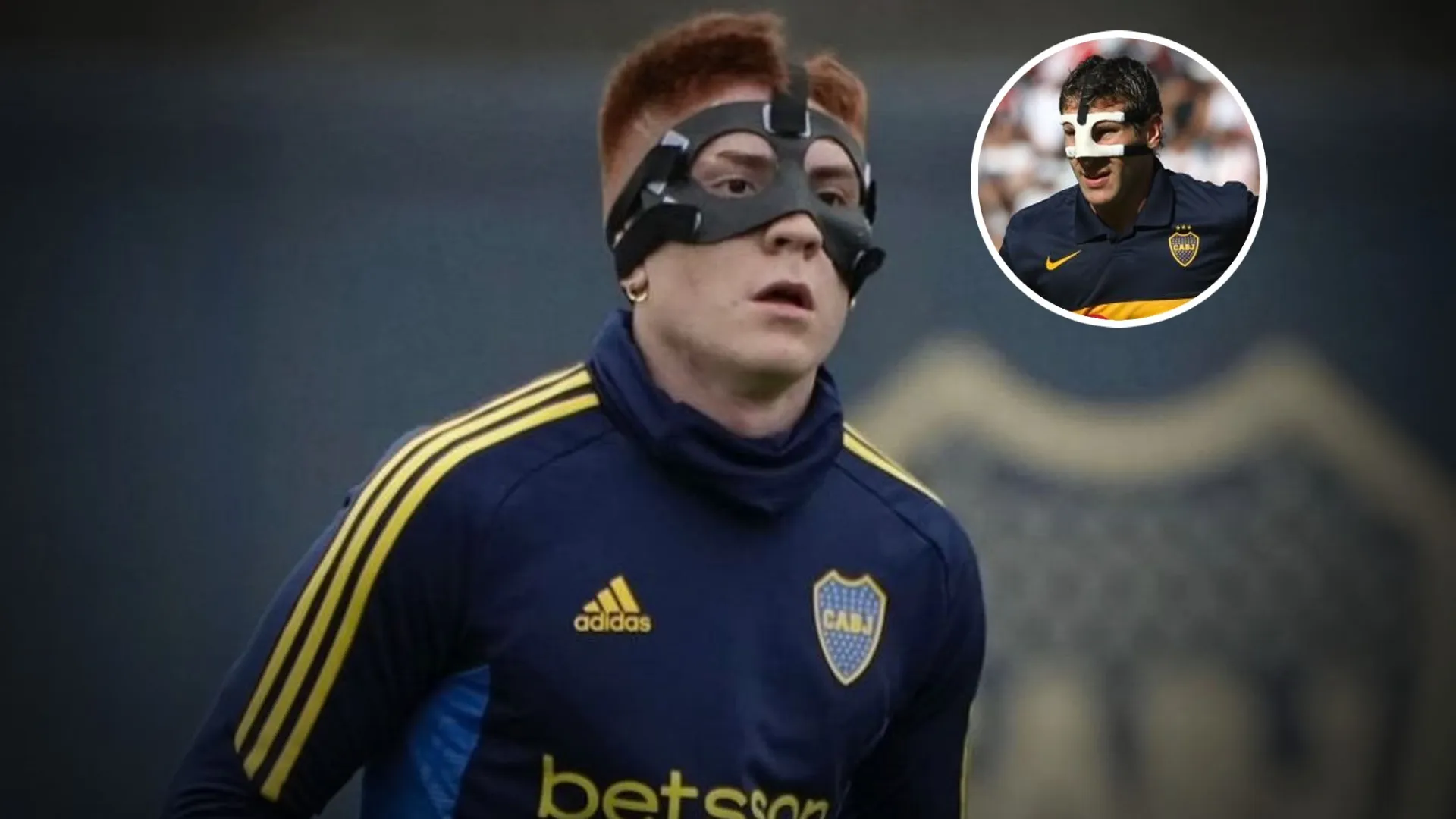 Barco no sería el primero: otros 4 jugadores de Boca que jugaron con máscara