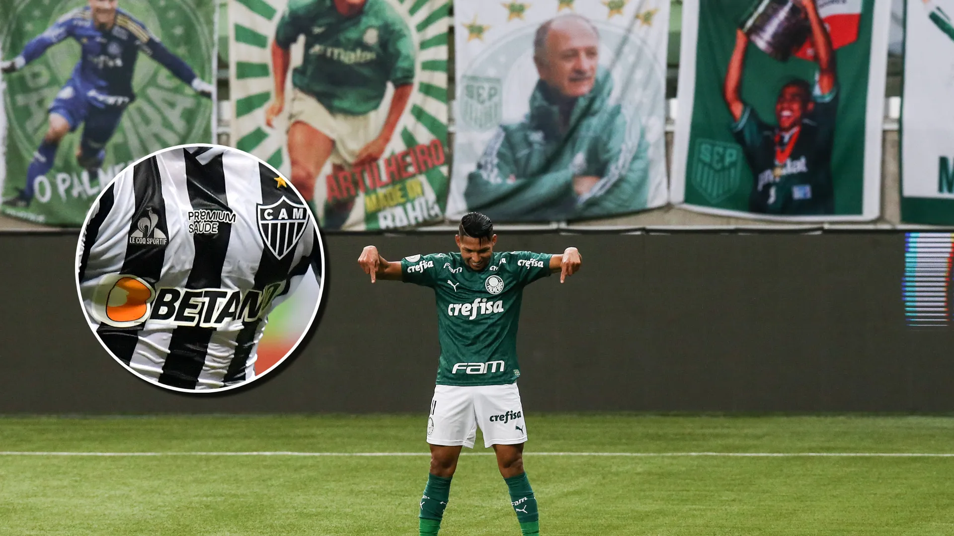 Rony en el Allianz Parque de Palmeiras