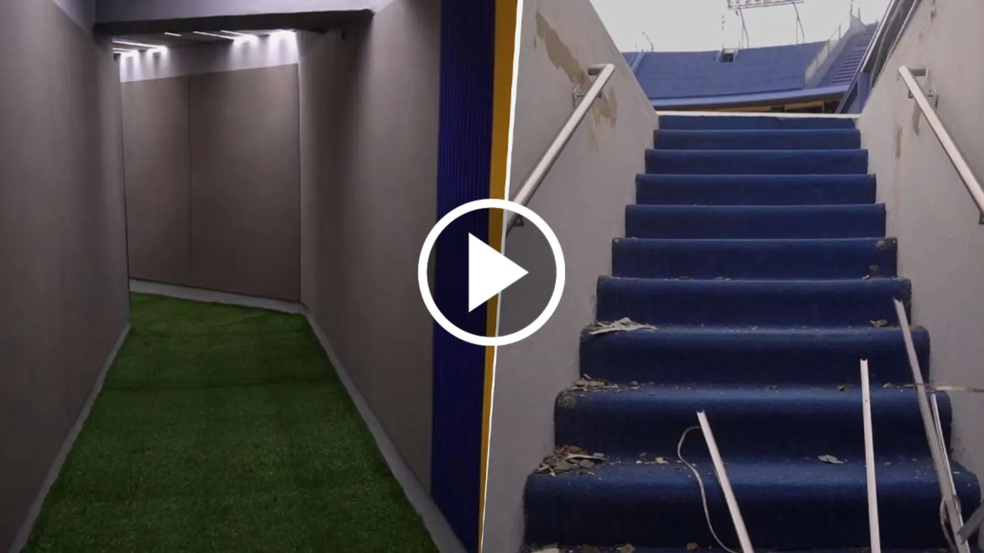 VIDEO | Así quedó el nuevo túnel que va al campo de juego de La Bombonera
