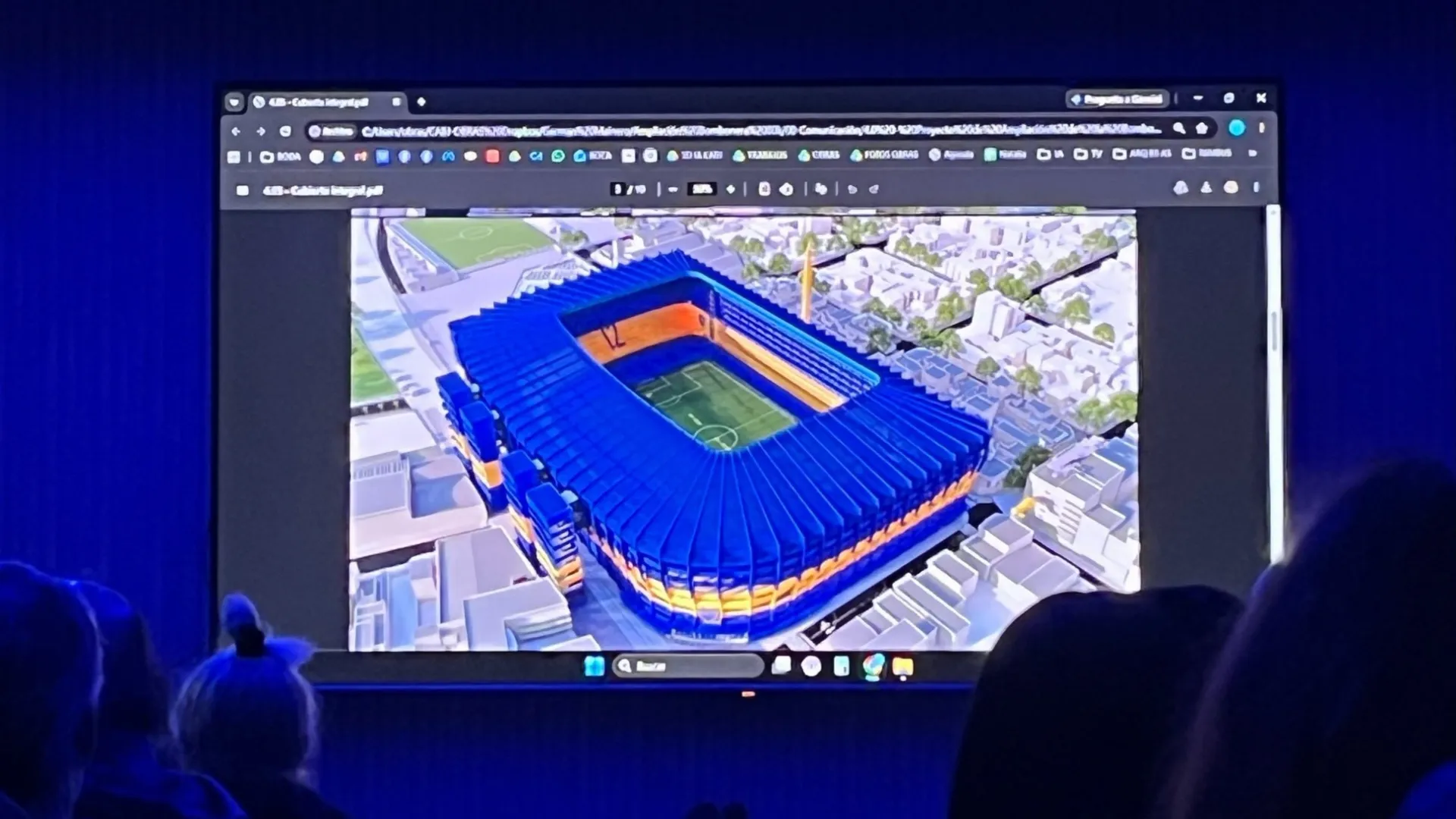 Boca mostró imágenes del proyecto de La Bombonera a sus socios.