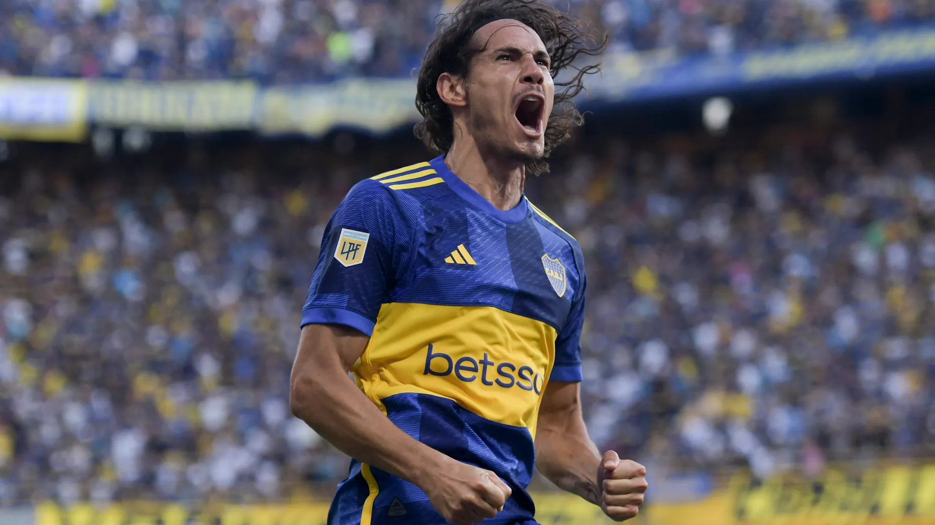 Edinson Cavani en Boca