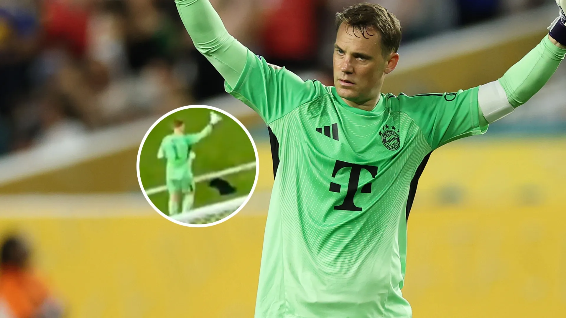 No se vio: el gesto de Manuel Neuer a los hinchas de Boca ni bien terminó el partido con triunfo del Bayern Munich