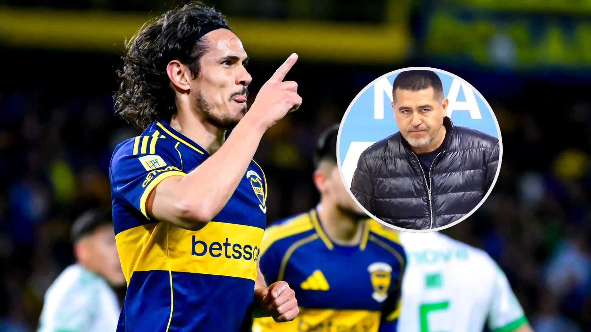 Edinson Cavani reveló qué le dijo Riquelme tras el triunfo contra Banfield: "Estamos..."