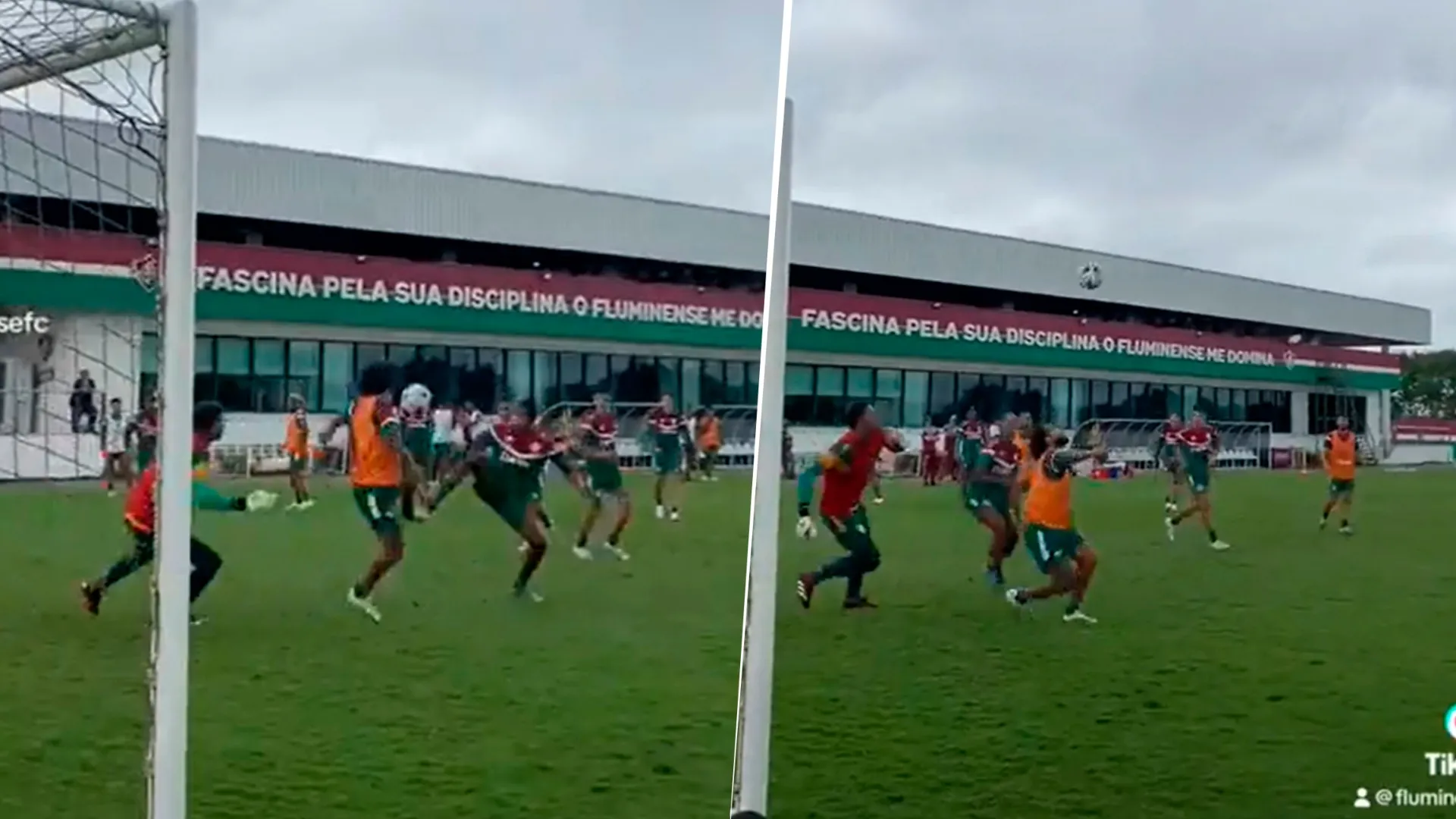 VIDEO | El golazo de Marcelo en la práctica Fluminense que se llenó de comentarios de hinchas de Boca