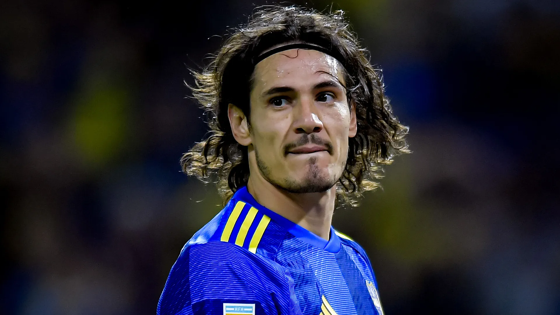 Edinson Cavani en Boca