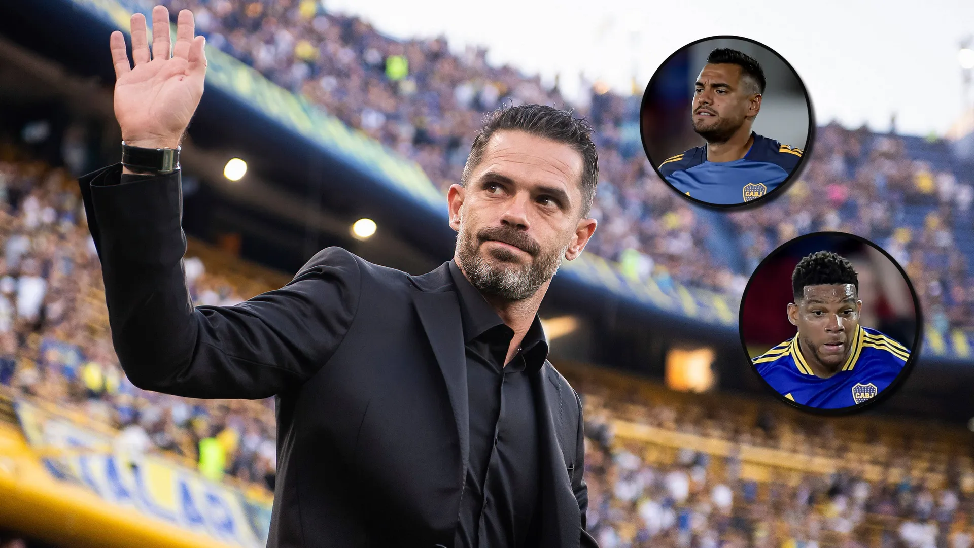 La postura de Gago con Fabra y Romero en Boca
