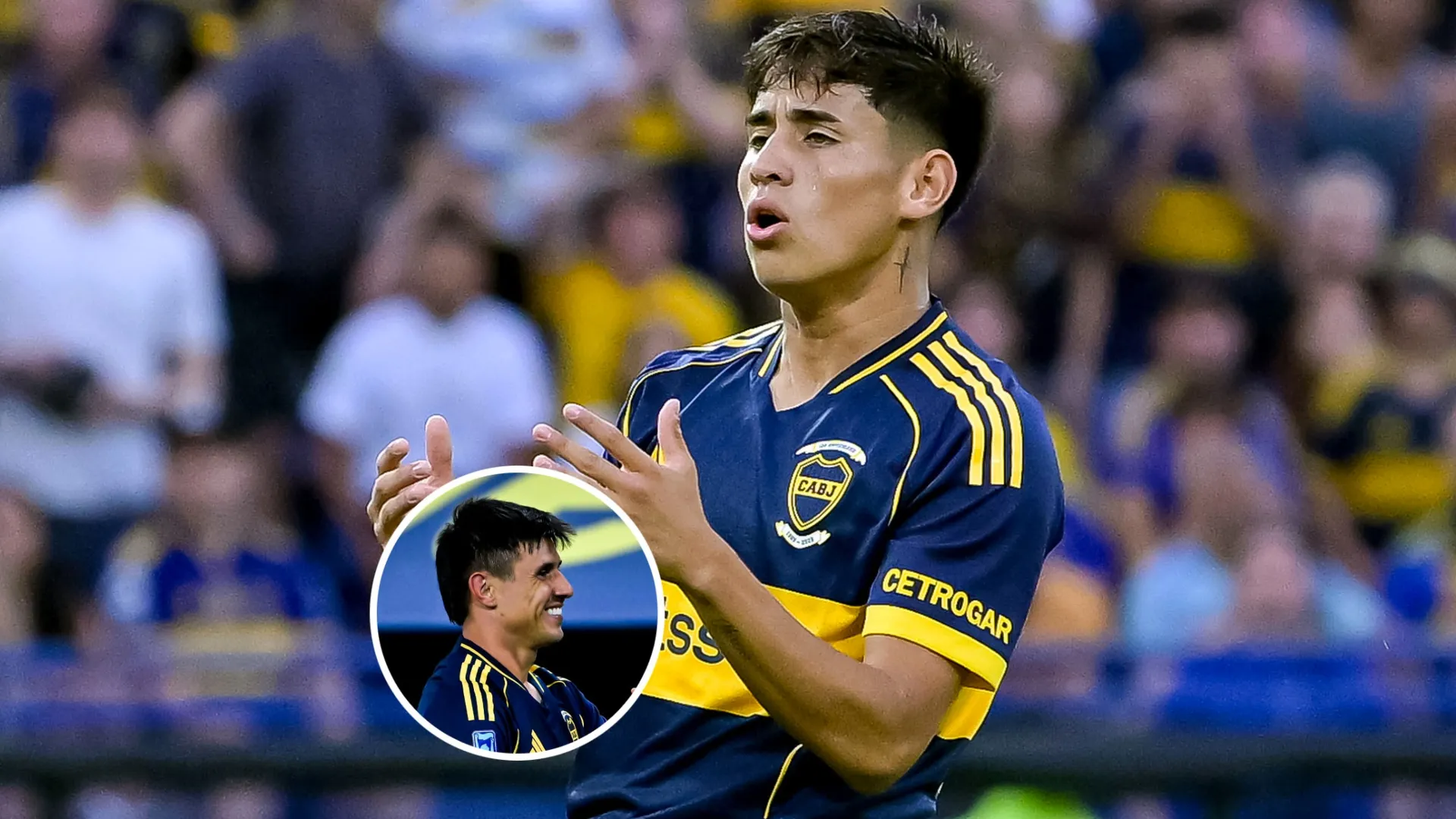 El apodo que le puso Adam Bareiro a Tomás Aranda tras su primer gol con la camiseta de Boca