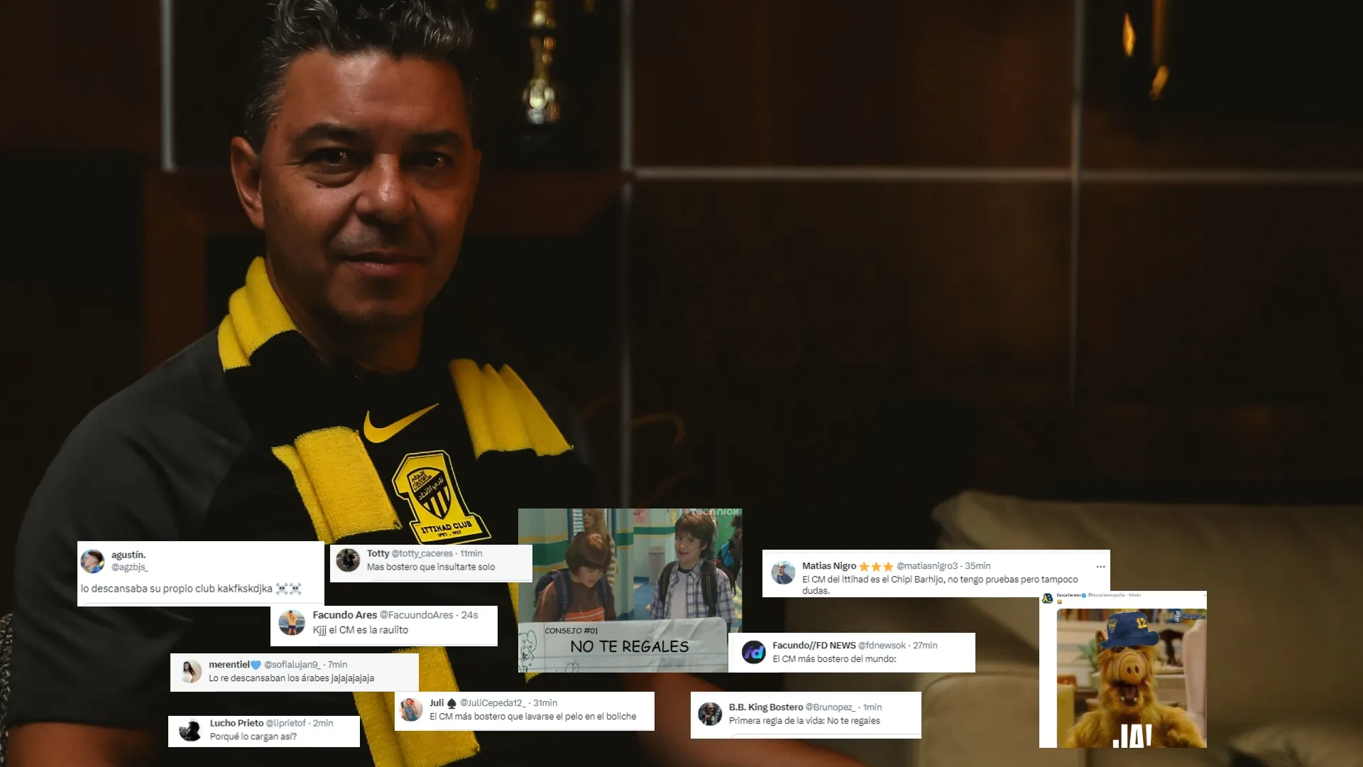 "El CM es de Boca": la cuenta del equipo árabe de Gallardo le dedicó un tuit pero cometió un grave error