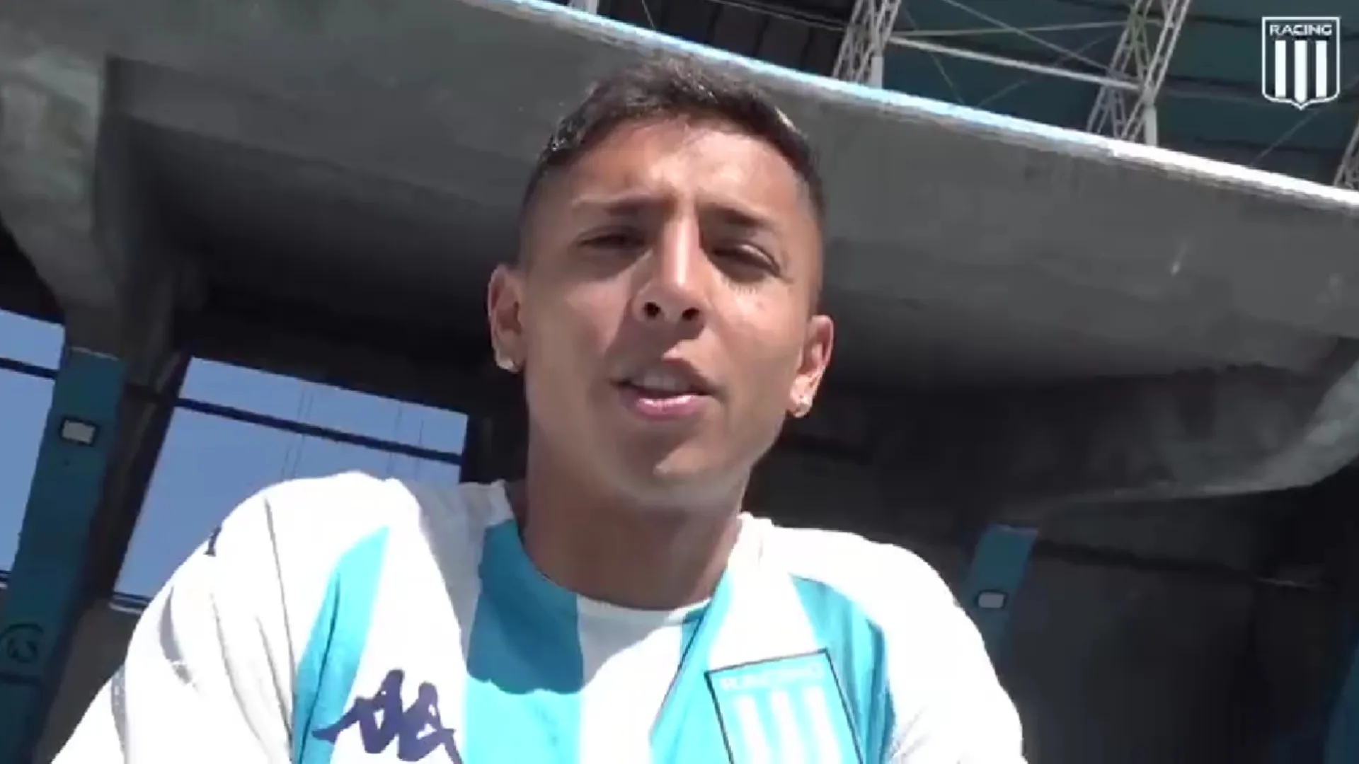 VIDEO | Polémica por la frase de Almendra en su presentación como refuerzo de Racing: "Ahora..."