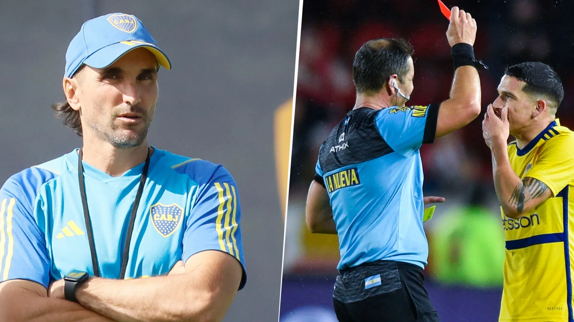 La queja de Diego Martínez al árbitro por la expulsión a Lautaro Blanco: "No me pareció..."