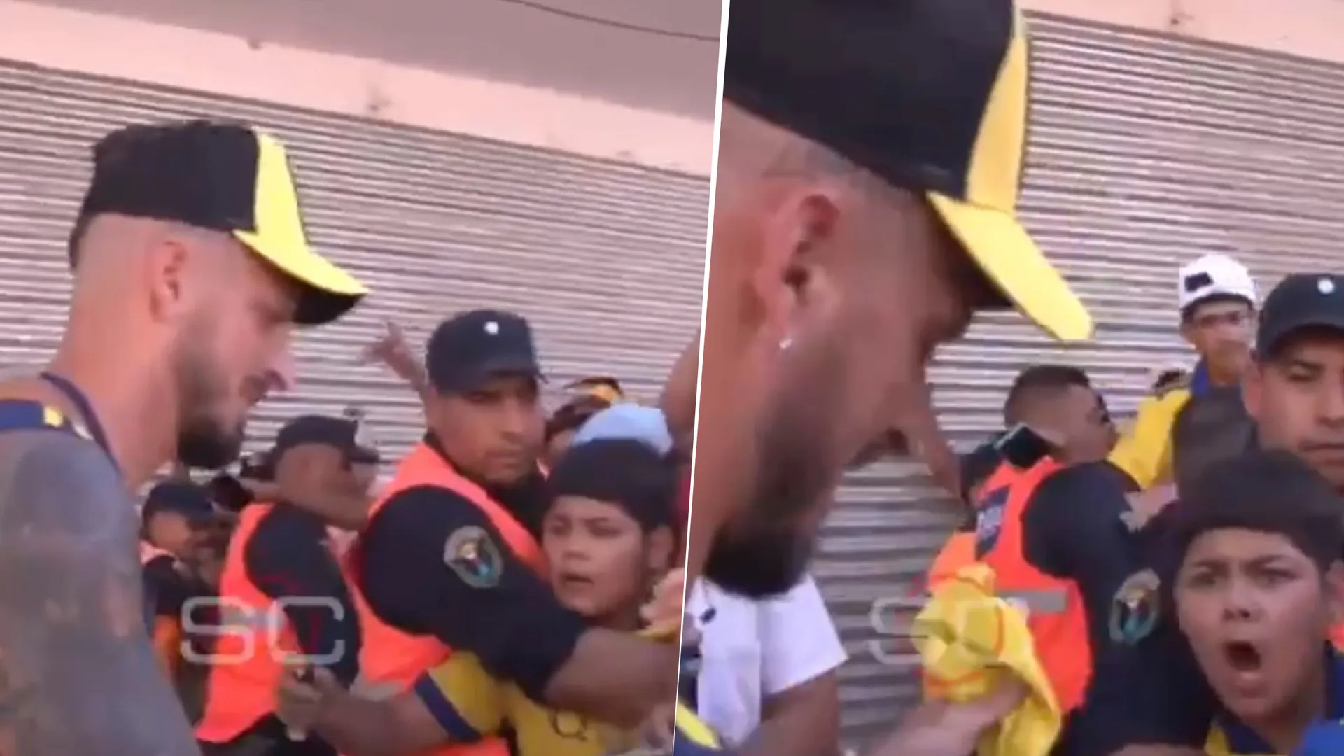 VIDEO | Boca llegó a Santiago y volvió a aparecer el niño "imparable"